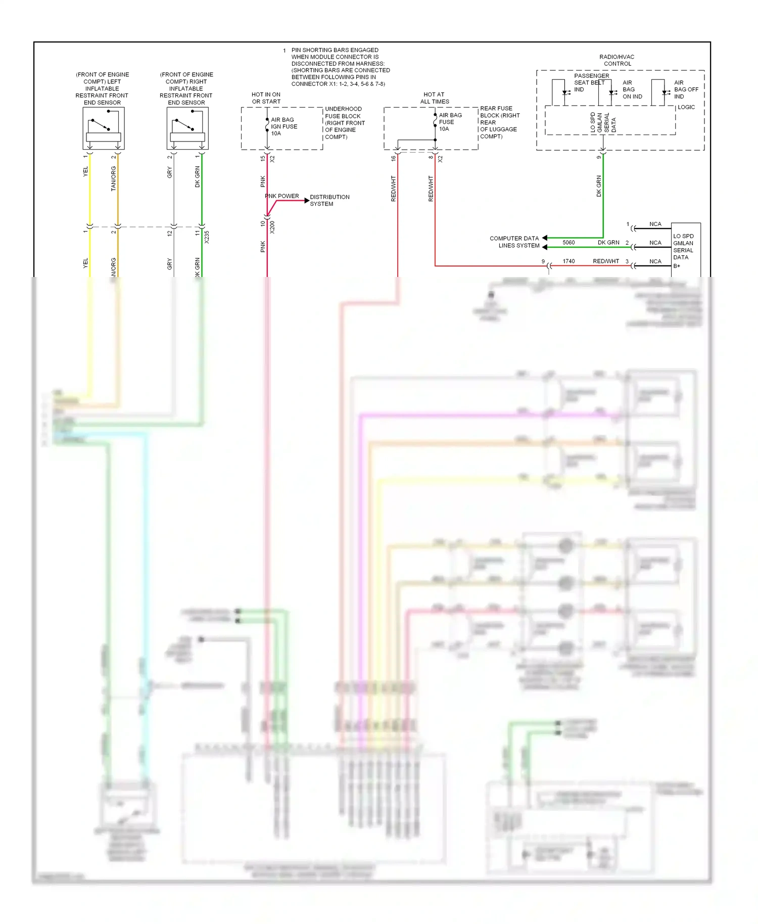Cadillac CTS II (2007-2014) data serial wiring diagram  (1 of 1)