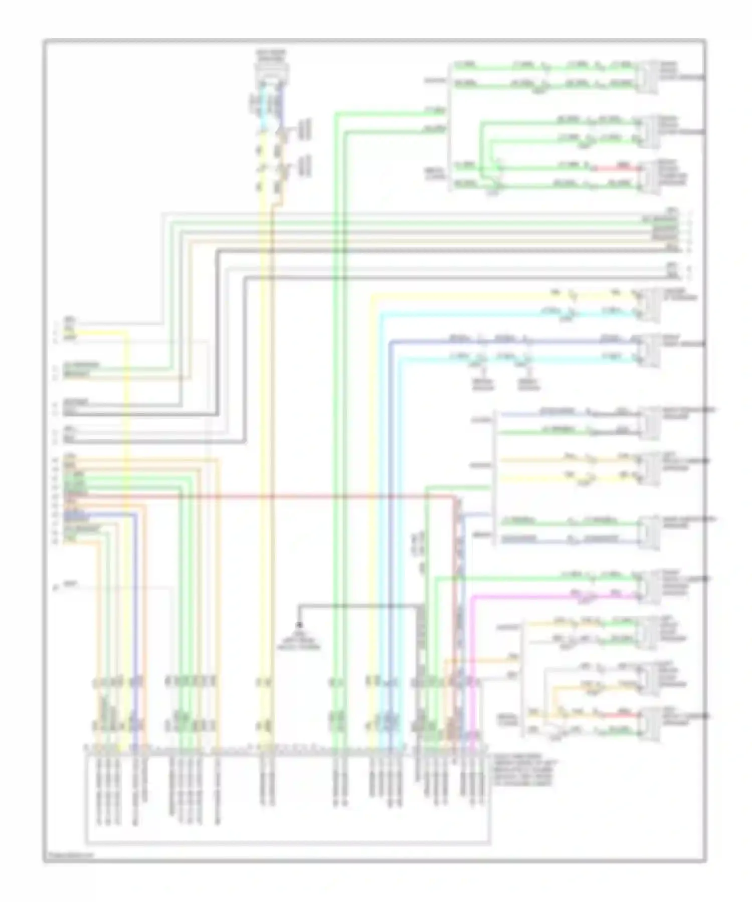 Wiring diagram dk blu/wht for Cadillac CTS II (2007-2014) (21 of 23)