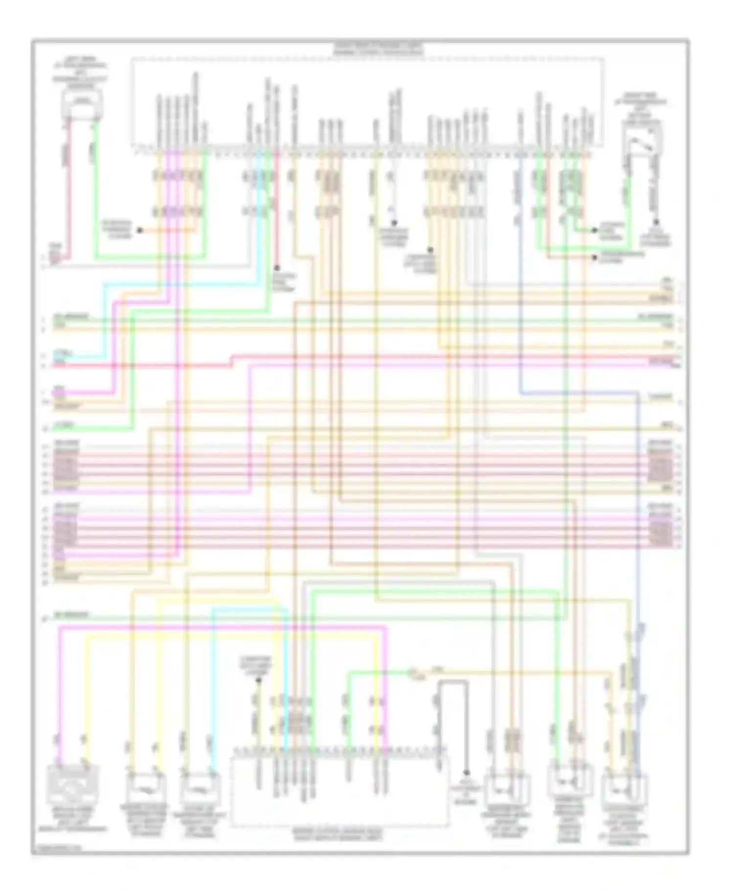 Wiring diagram duty cycle signal for Cadillac CTS II (2007-2014) (1 of 1)