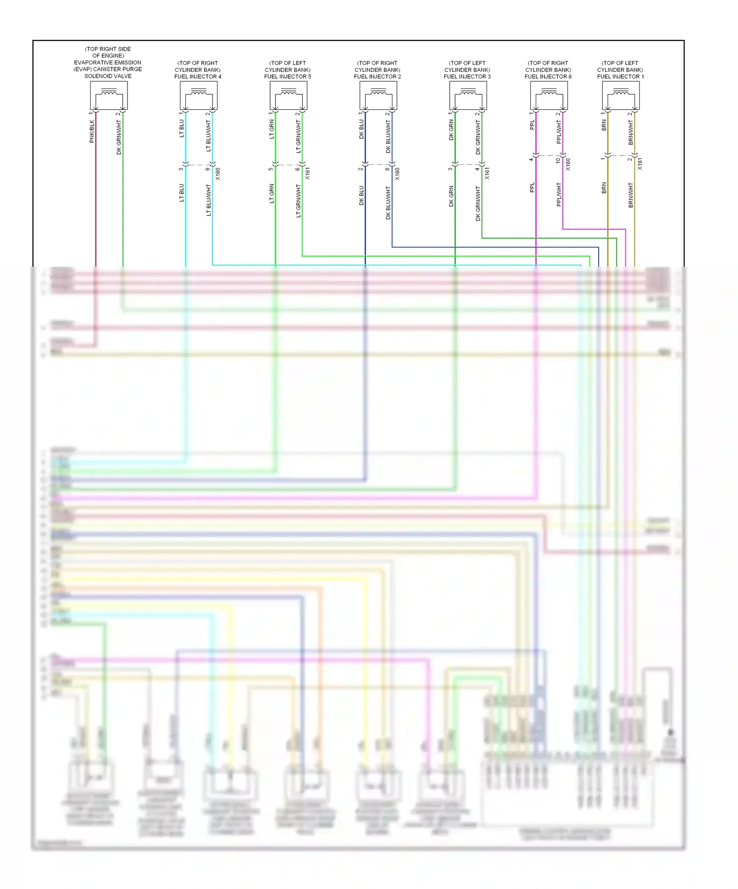 Cadillac CTS II (2007-2014) engine control module (ecm) (left front of engine compt) wiring diagram  (5 of 10)