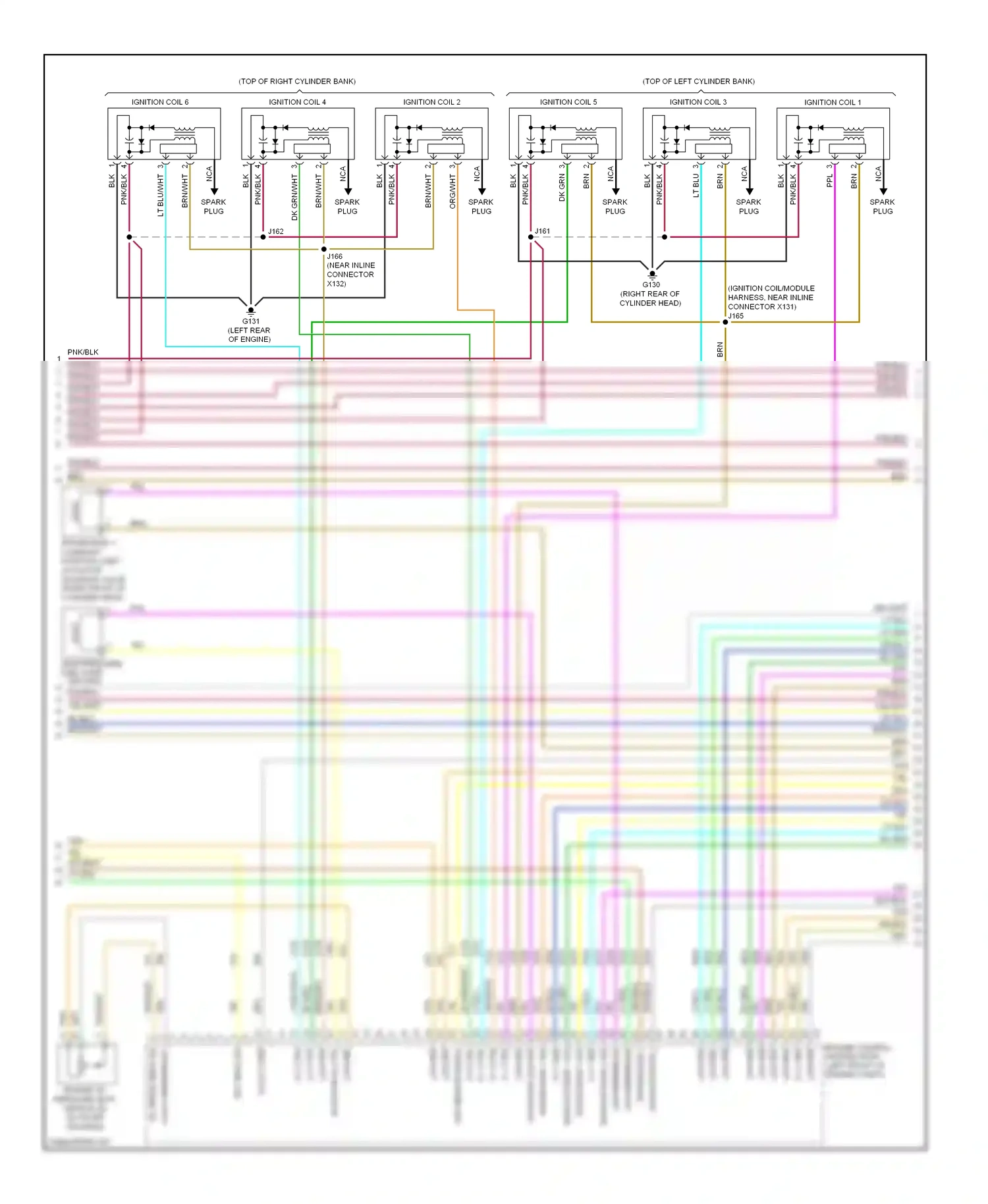 Cadillac CTS II (2007-2014) engine control module (ecm) (left front of engine compt) wiring diagram  (4 of 10)