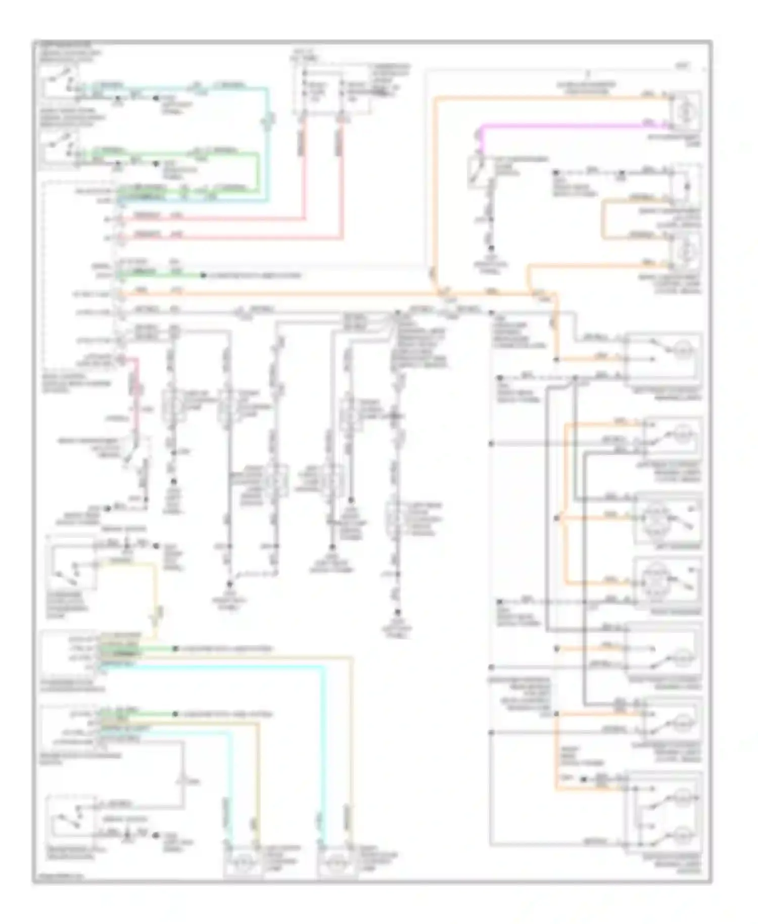 Wiring diagram liftgate ajar sw sig for Cadillac CTS II (2007-2014) (2 of 2)