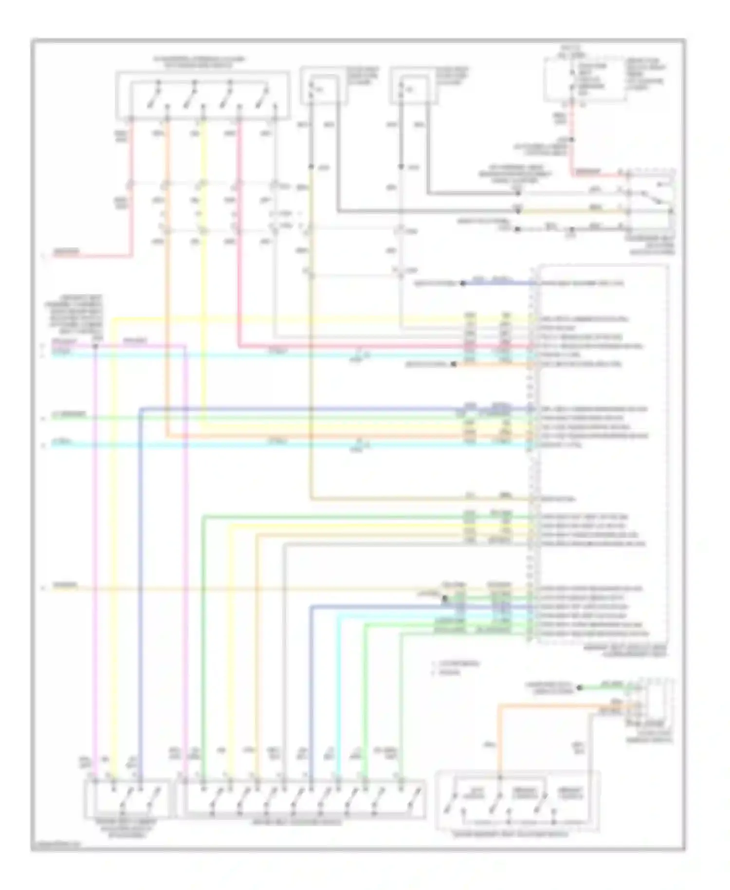 Wiring diagram pass seat blower spd ctrl for Cadillac CTS II (2007-2014) (2 of 2)