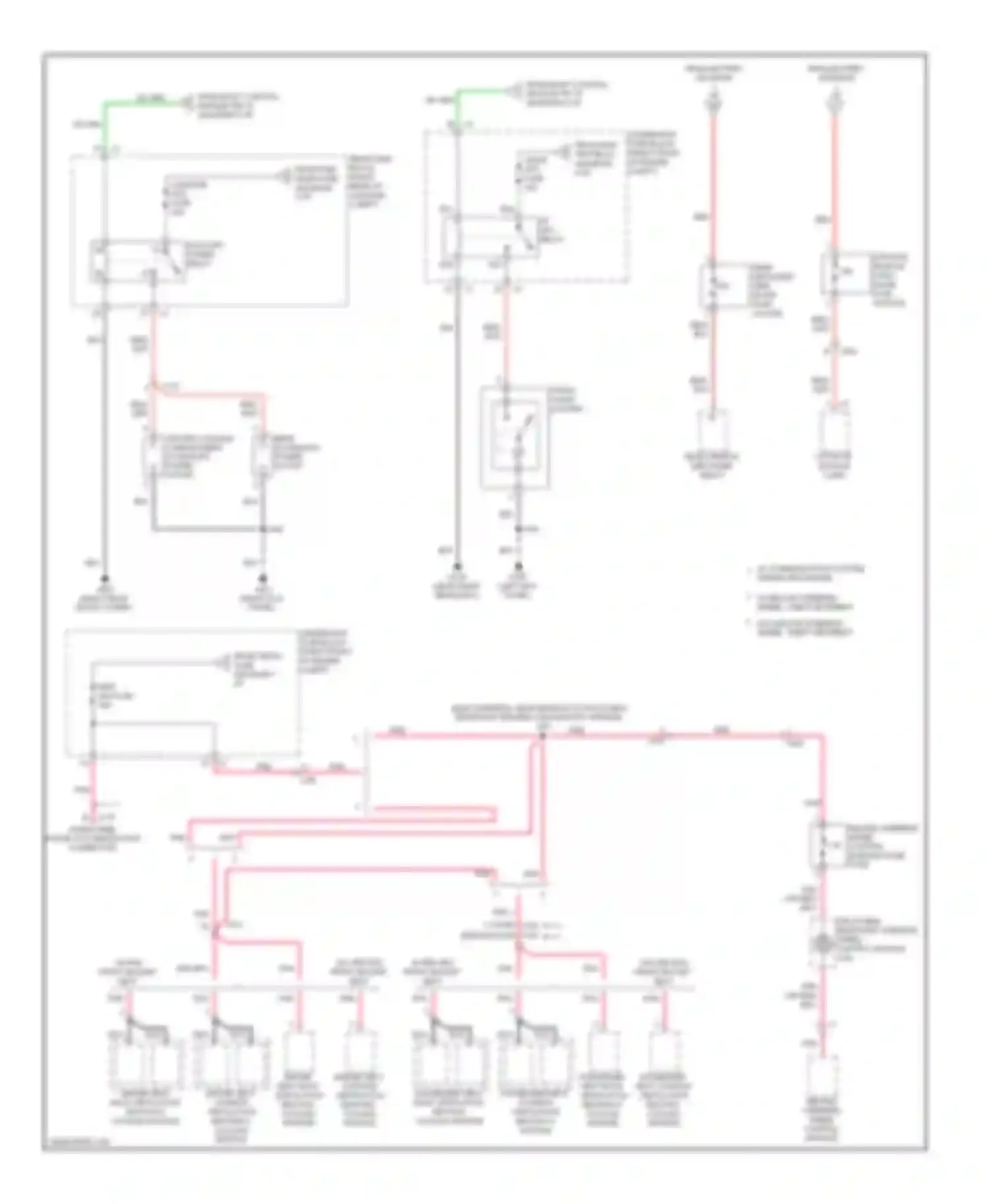 Wiring diagram rear window defogger relay for Cadillac CTS II (2007-2014) (2 of 2)