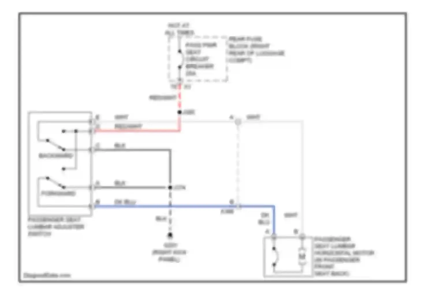 Wiring diagram red/wht for Cadillac CTS II (2007-2014) (62 of 84)