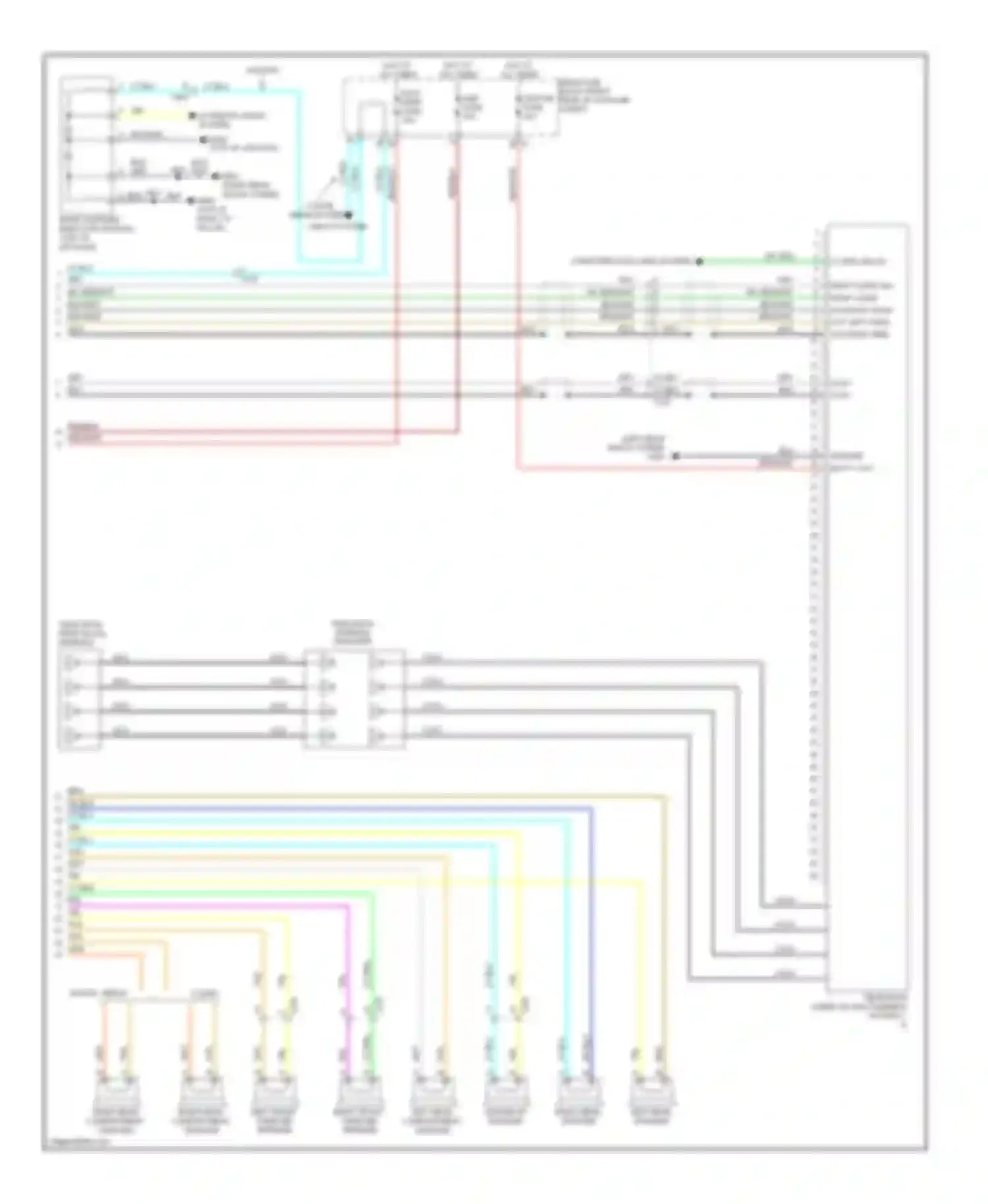 Wiring diagram red/wht for Cadillac CTS II (2007-2014) (70 of 84)
