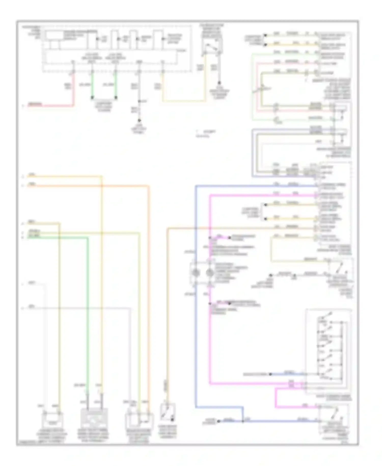 Wiring diagram seek up for Cadillac CTS II (2007-2014) (1 of 5)