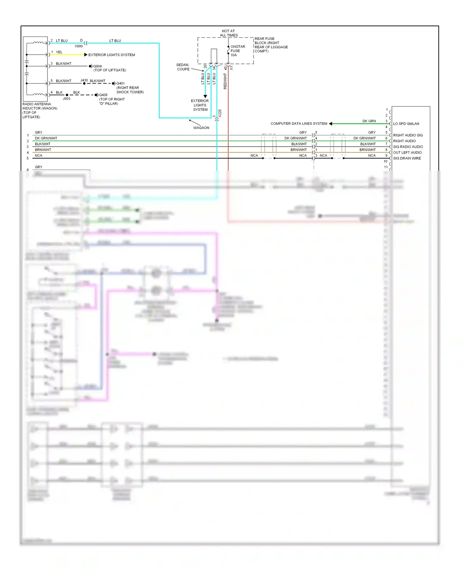 Cadillac CTS II (2007-2014) source ppl wiring diagram  (1 of 2)