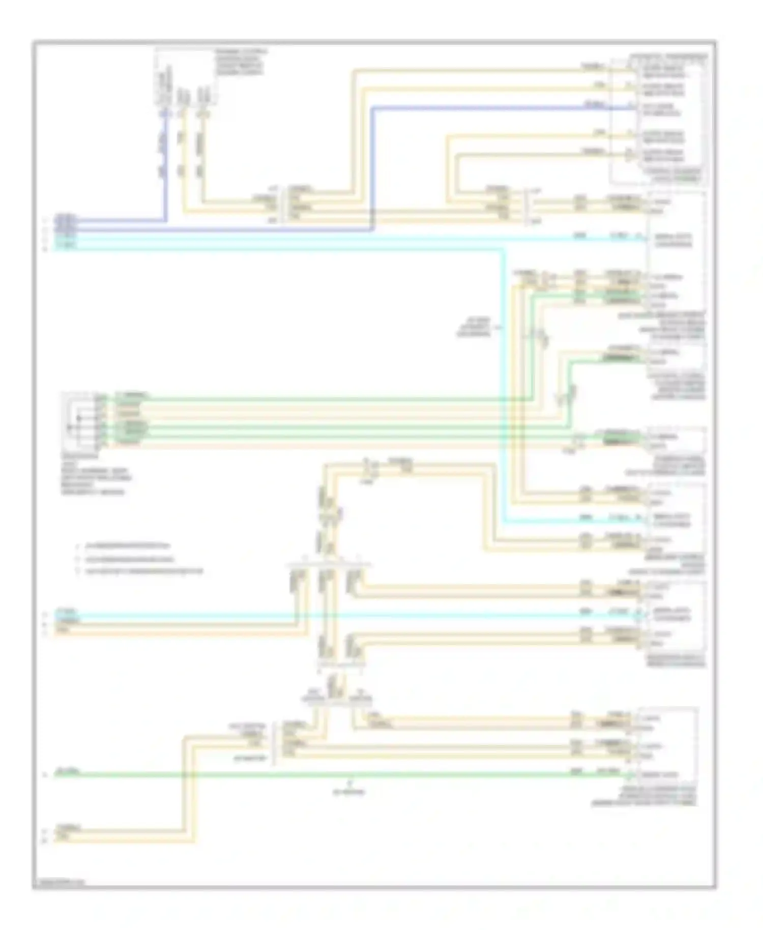 Wiring diagram tan for Cadillac CTS II (2007-2014) (19 of 89)