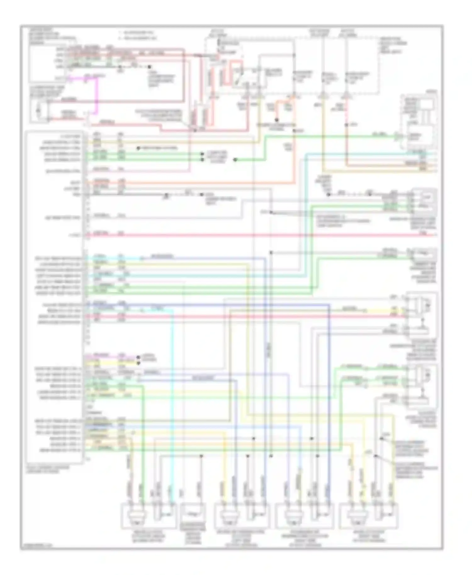 DTS Cadillac I (2005-2011): Automatic a/c circuit (1 of 2)