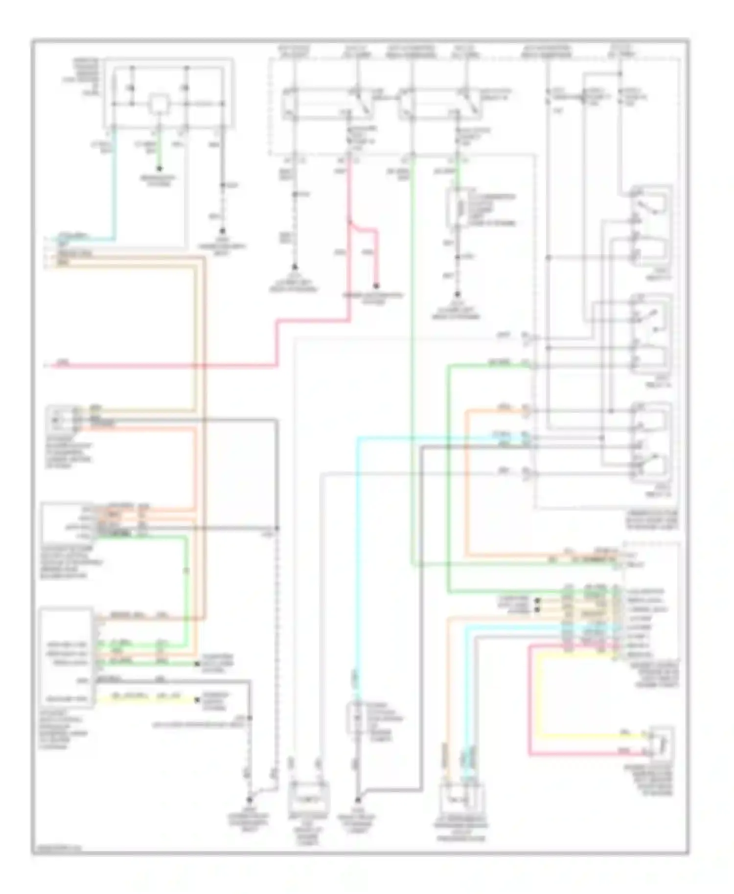 DTS Cadillac I (2005-2011): Automatic a/c circuit (2 of 2)