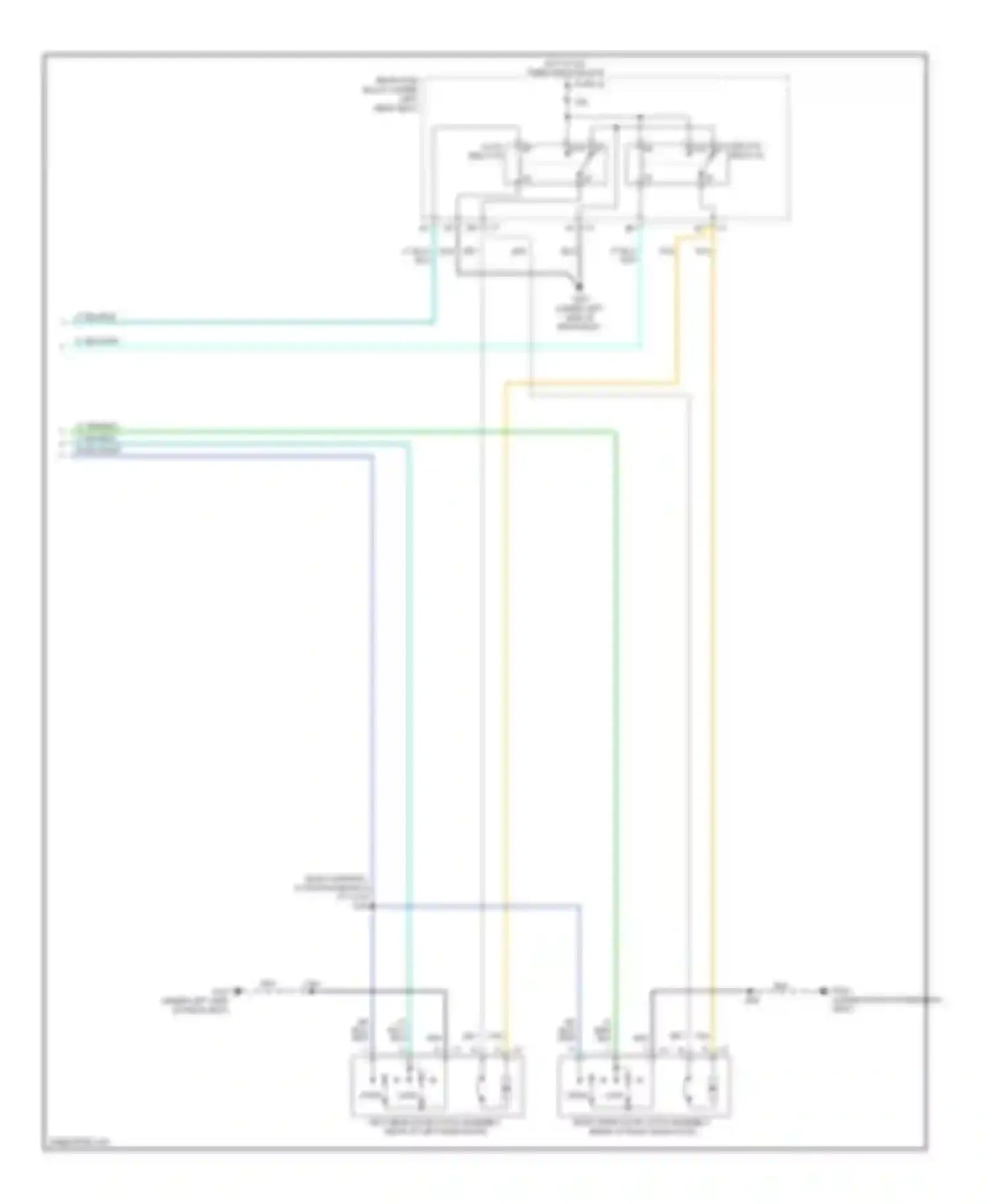 DTS Cadillac I (2005-2011): Forced entry circuit, except hearse & limousine (2 of 2)