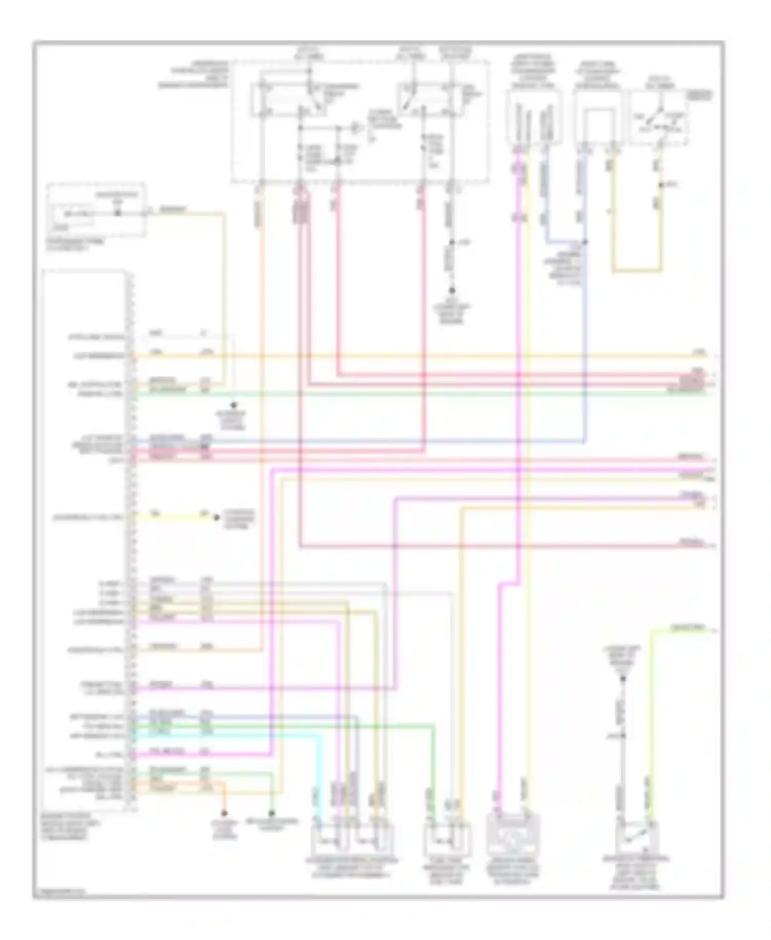 DTS Cadillac I (2005-2011): Wiring diagram engine performance 4.6l vin 9 (1 of 5)