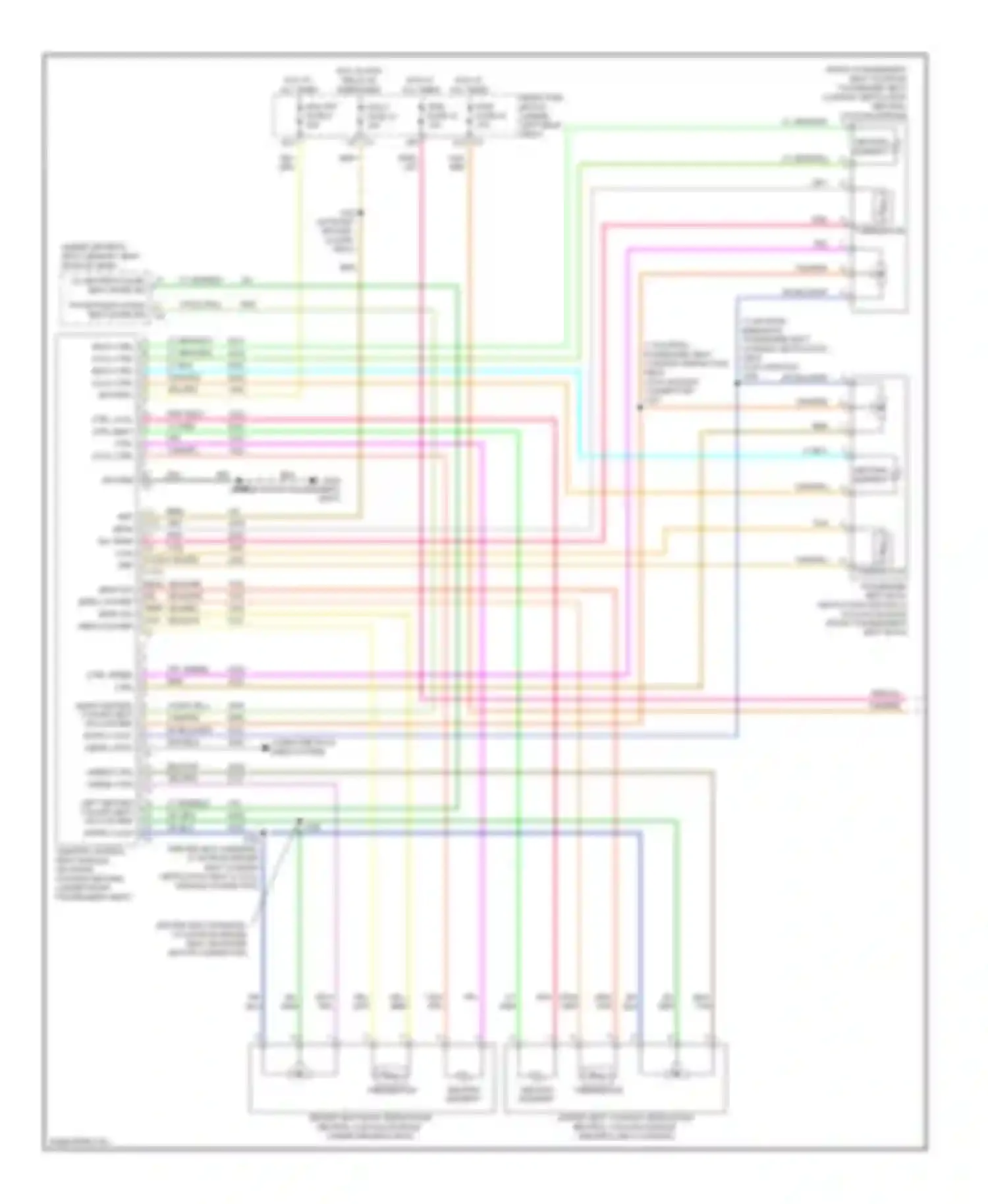 DTS Cadillac I (2005-2011): Climate control seats circuit (1 of 2)