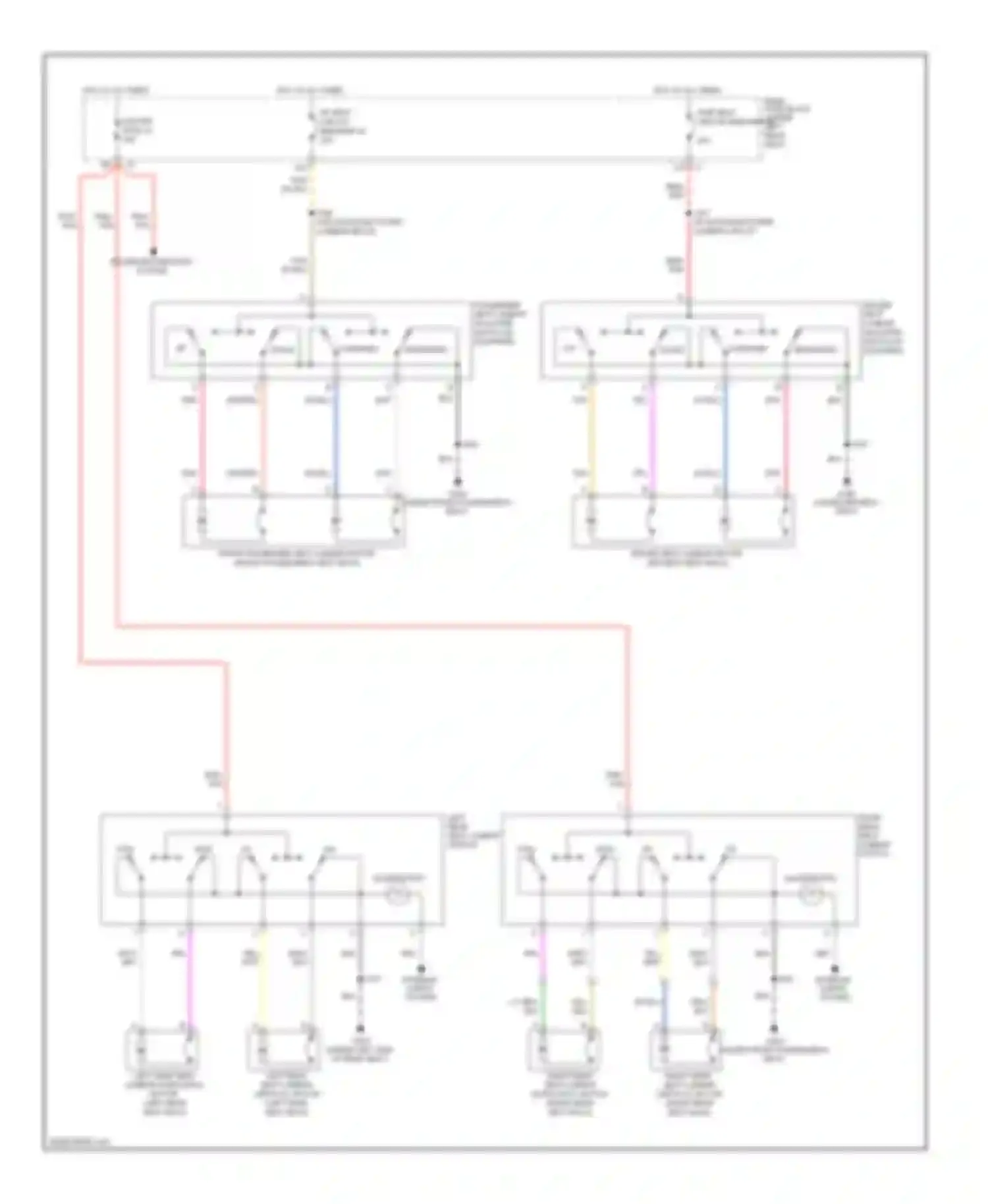 DTS Cadillac I (2005-2011): Lumbar circuit