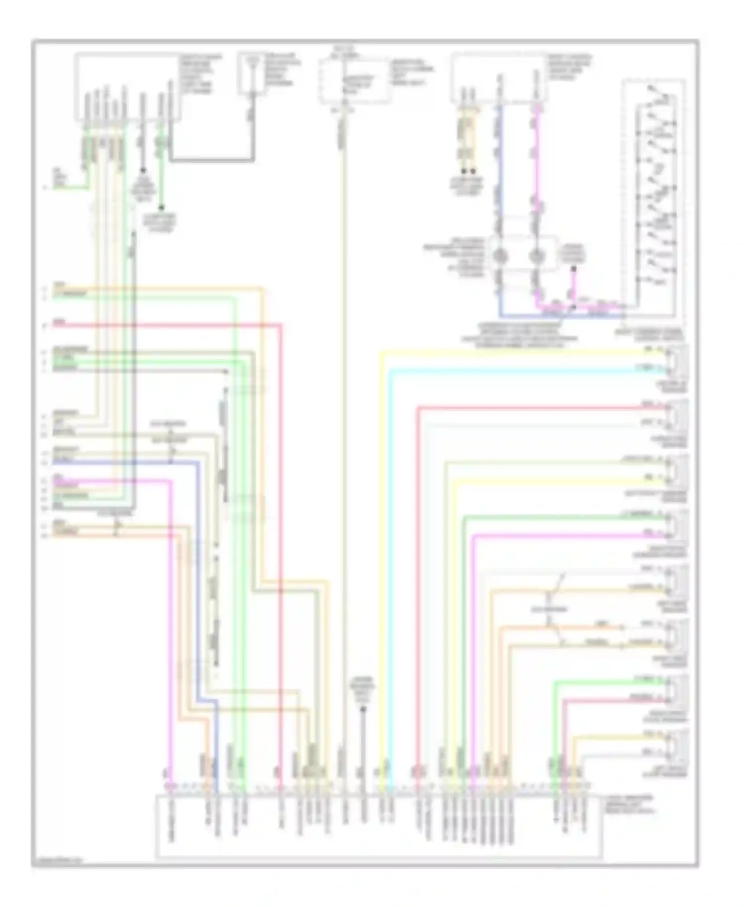 DTS Cadillac I (2005-2011): Radio circuit, enhanced (2 of 2)