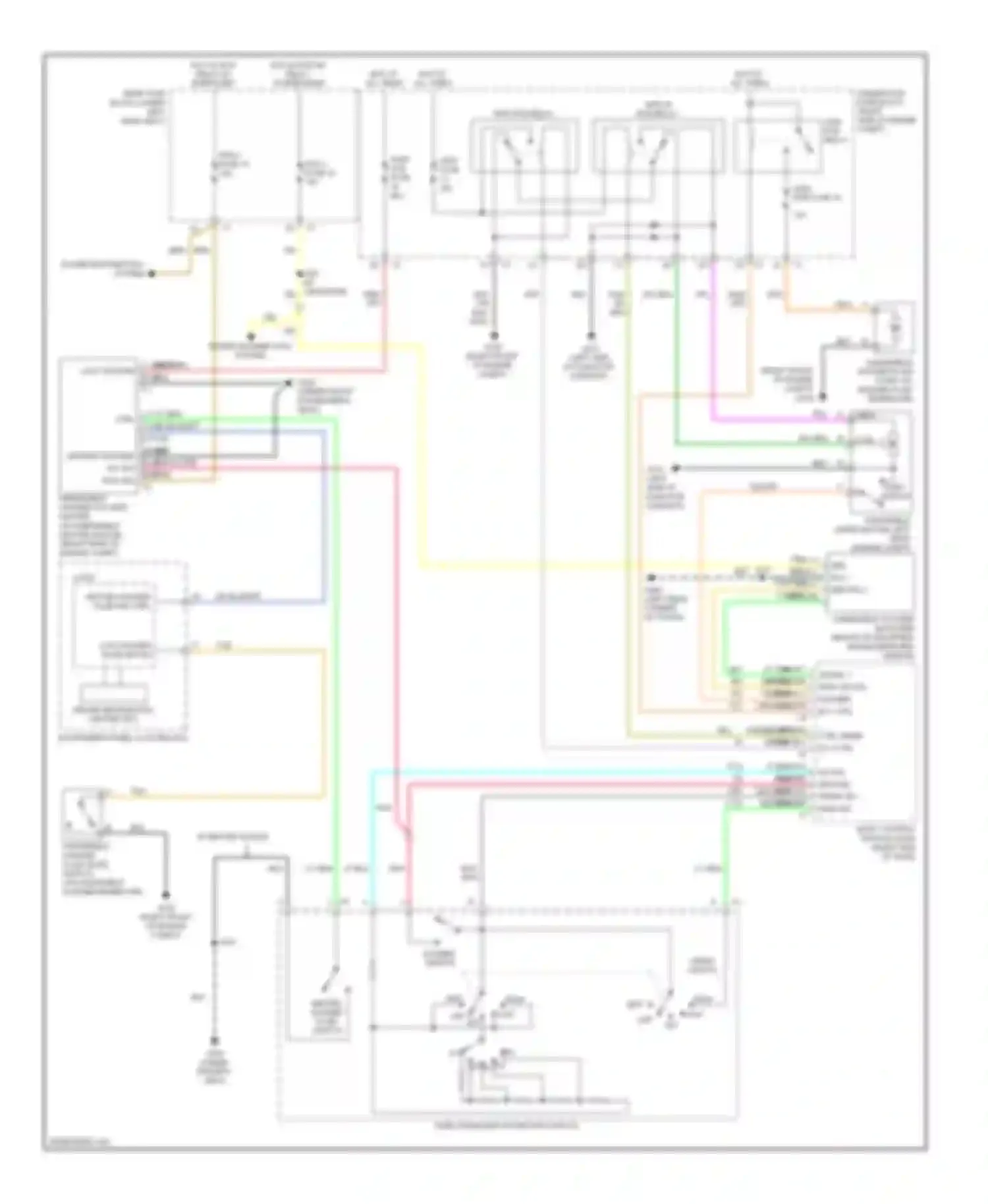 DTS Cadillac I (2005-2011): Wiper/washer circuit