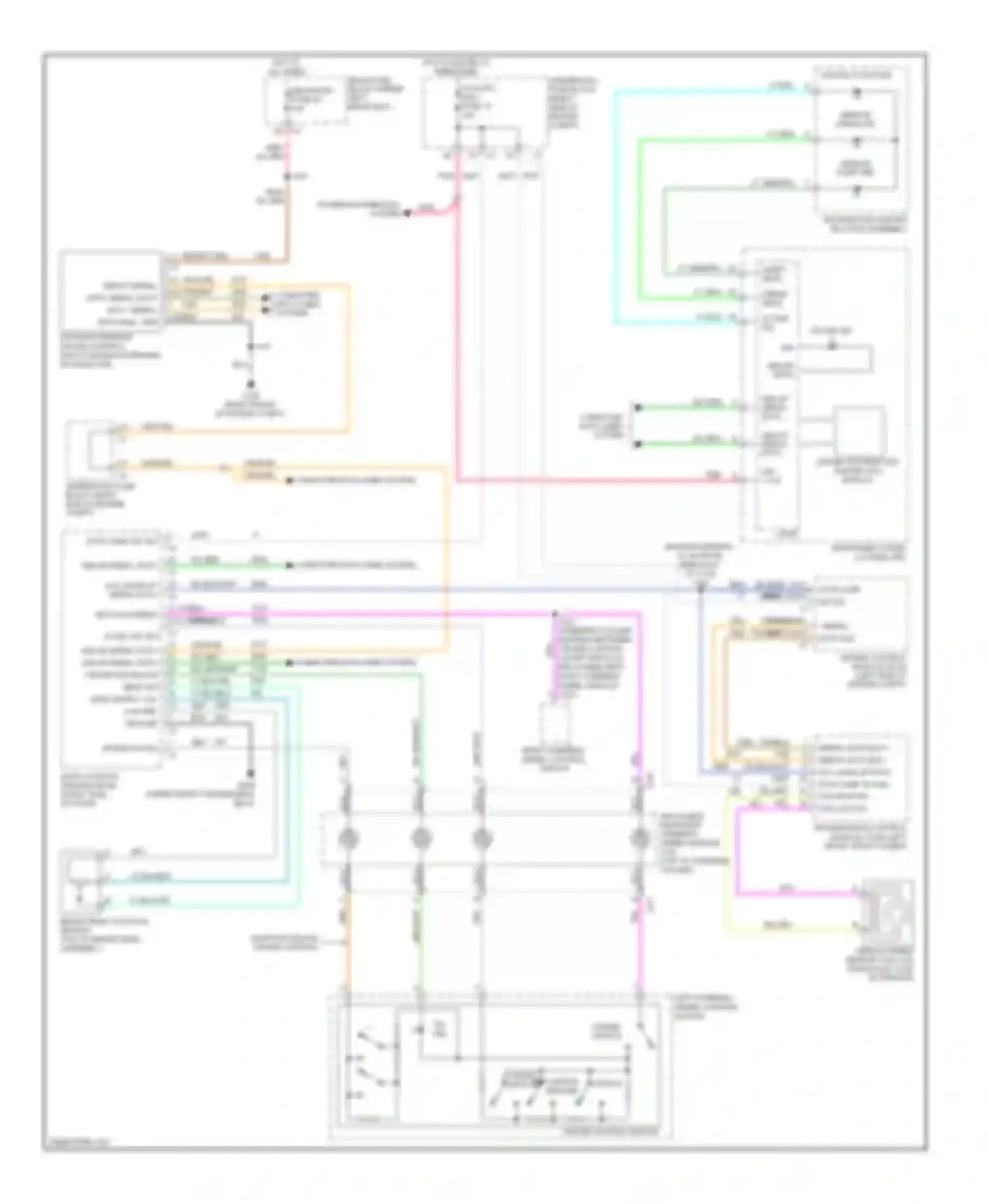 Wiring diagram active sig for Cadillac DTS I (2005-2011) (1 of 1)
