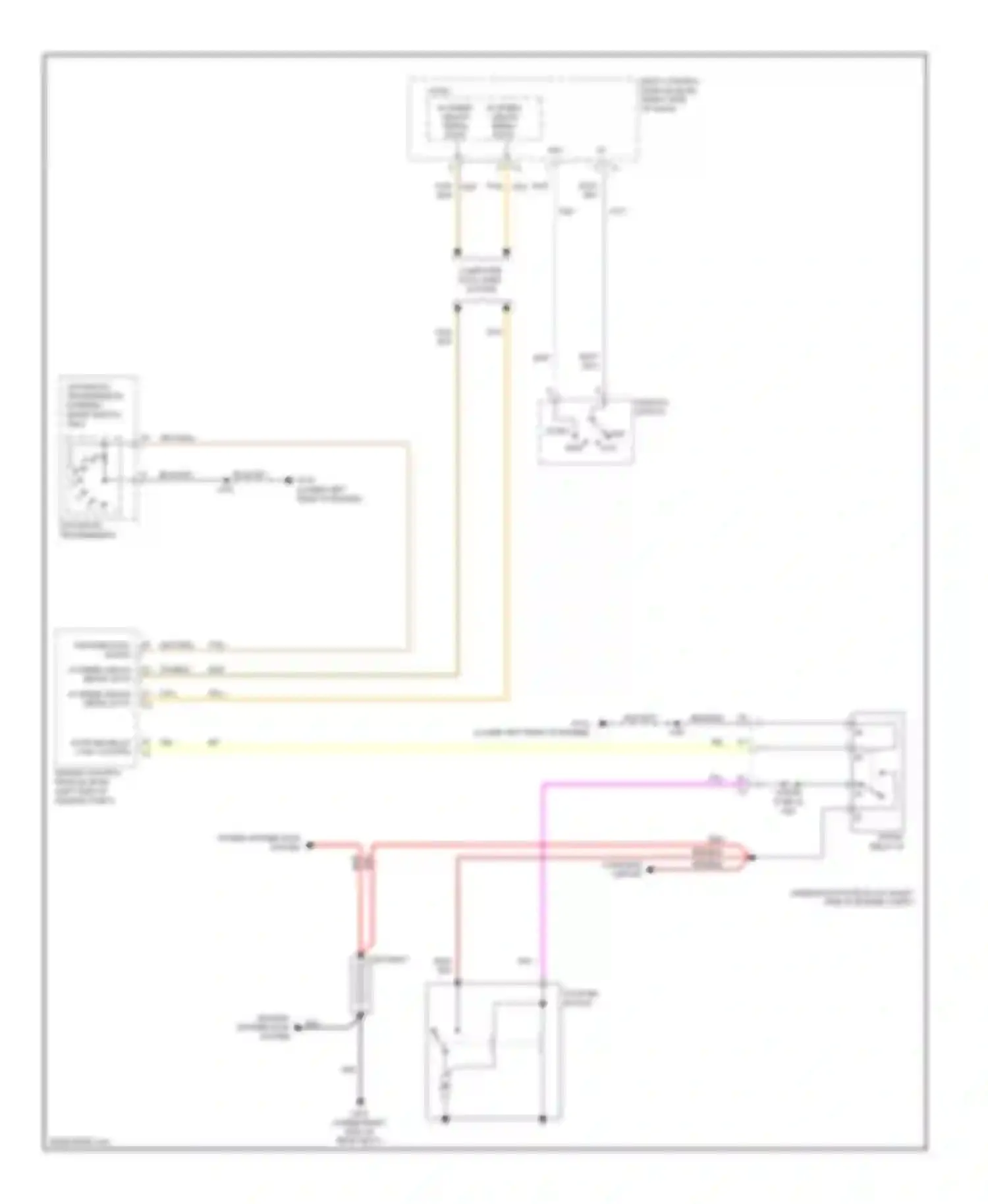 Wiring diagram automatic transmission for Cadillac DTS I (2005-2011) (5 of 6)