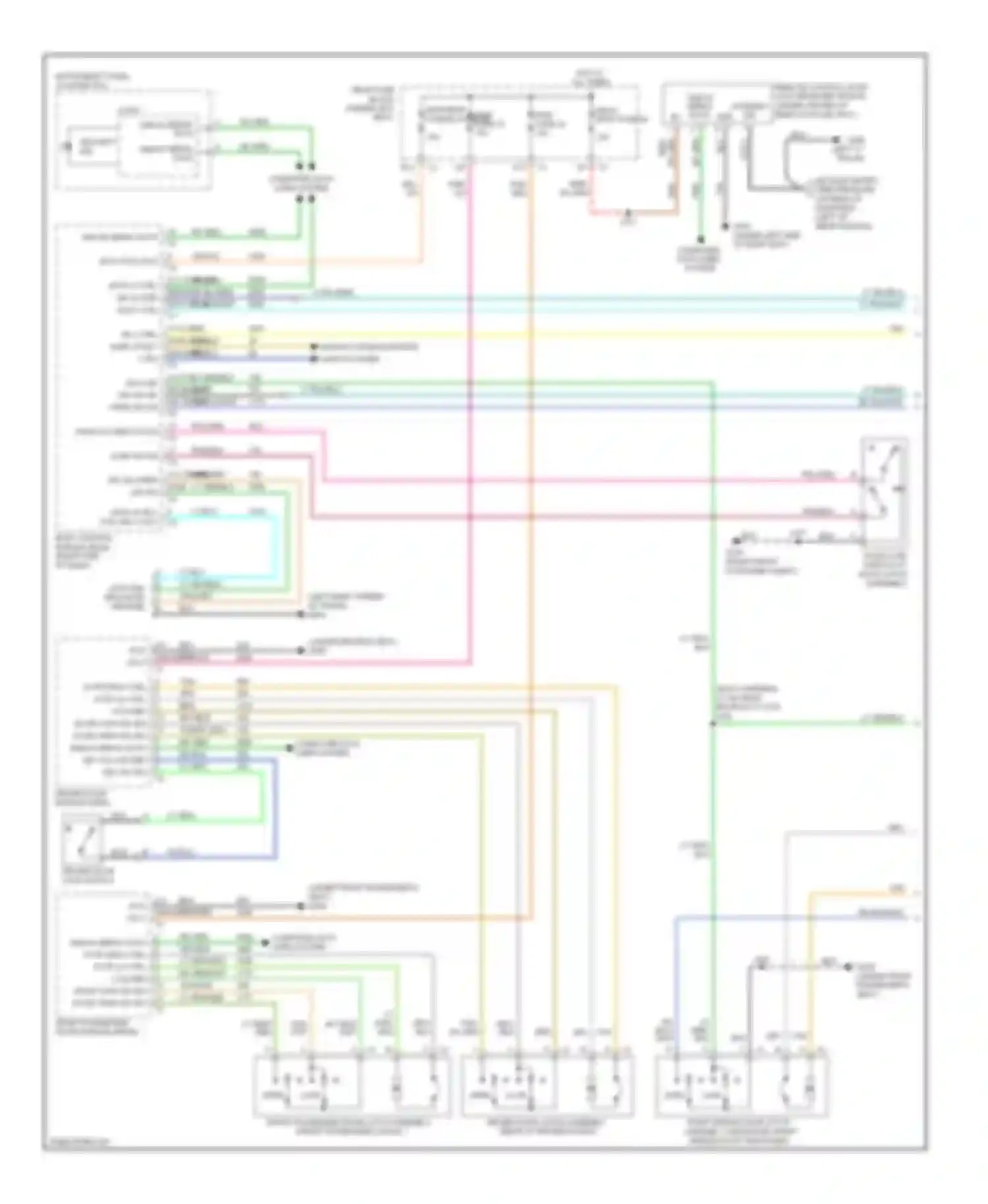 Wiring diagram batt pos volt for Cadillac DTS I (2005-2011) (5 of 8)