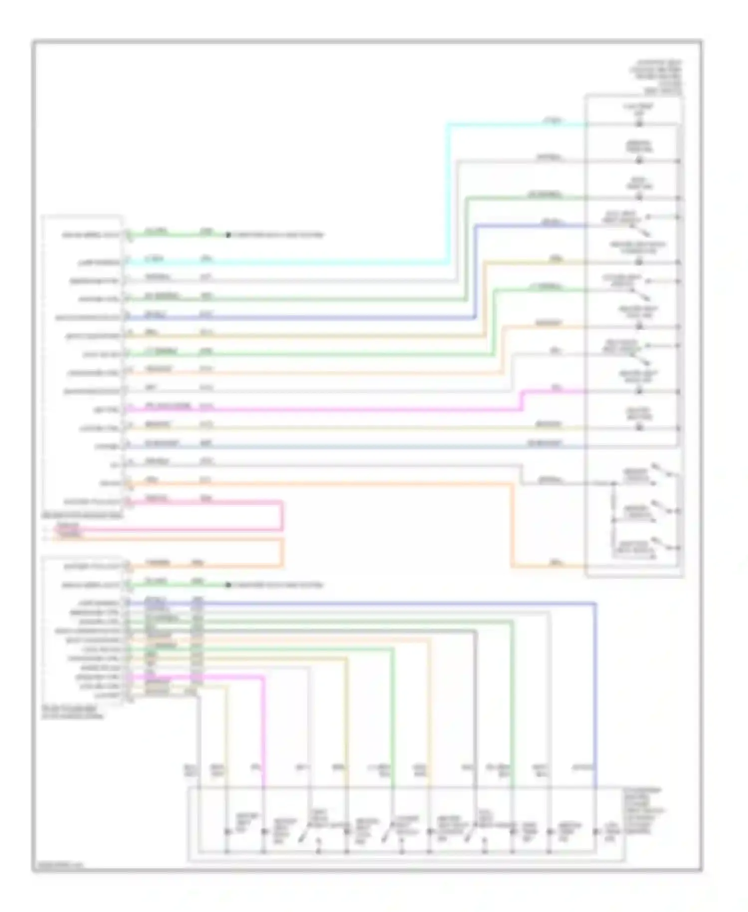 Wiring diagram brn for Cadillac DTS I (2005-2011) (32 of 54)