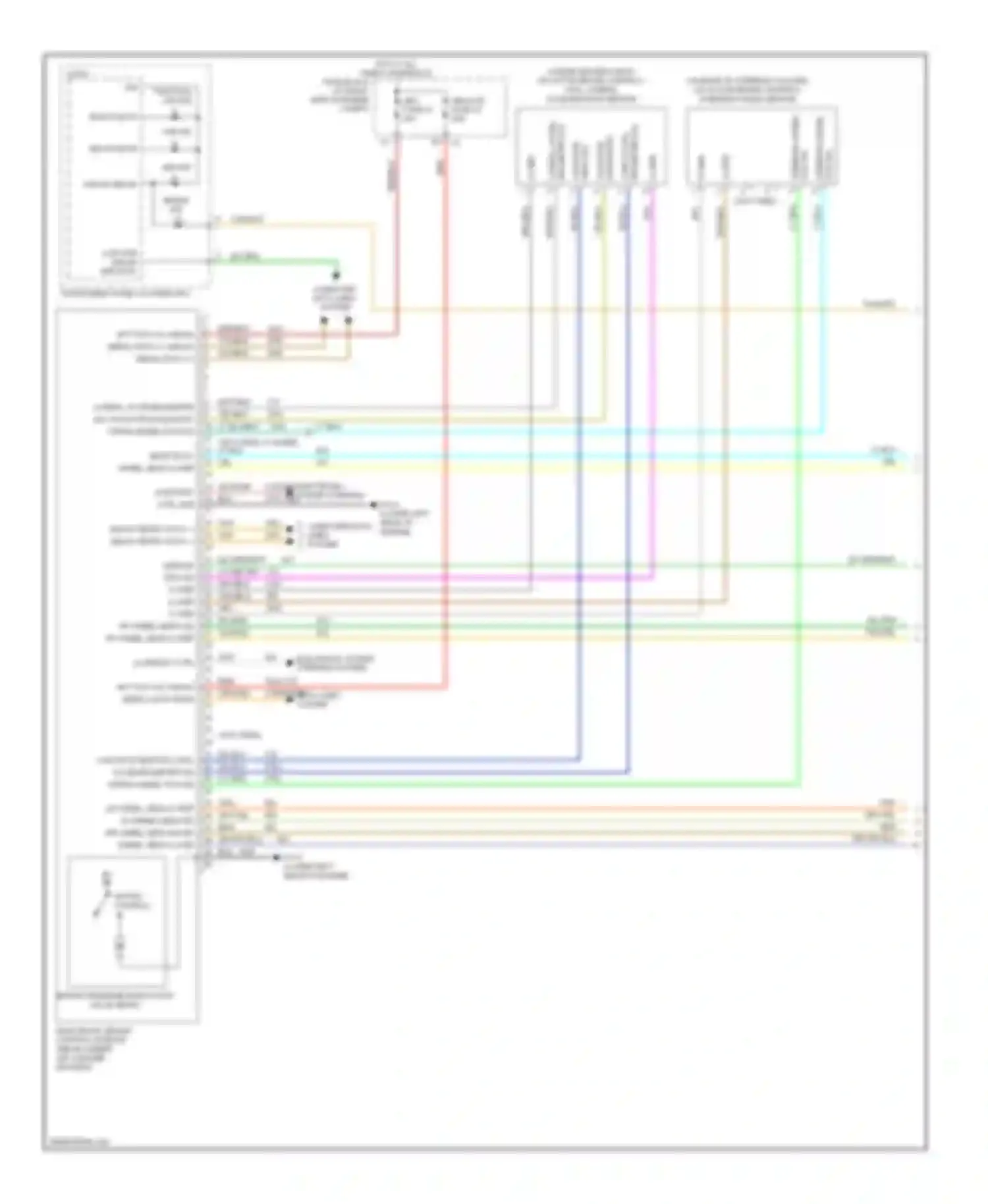 Wiring diagram erometer sig for Cadillac DTS I (2005-2011) (1 of 1)