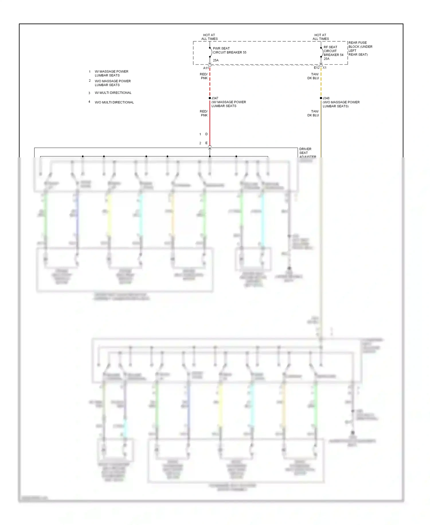 Cadillac DTS I (2005-2011) forward/ wiring diagram  (4 of 4)
