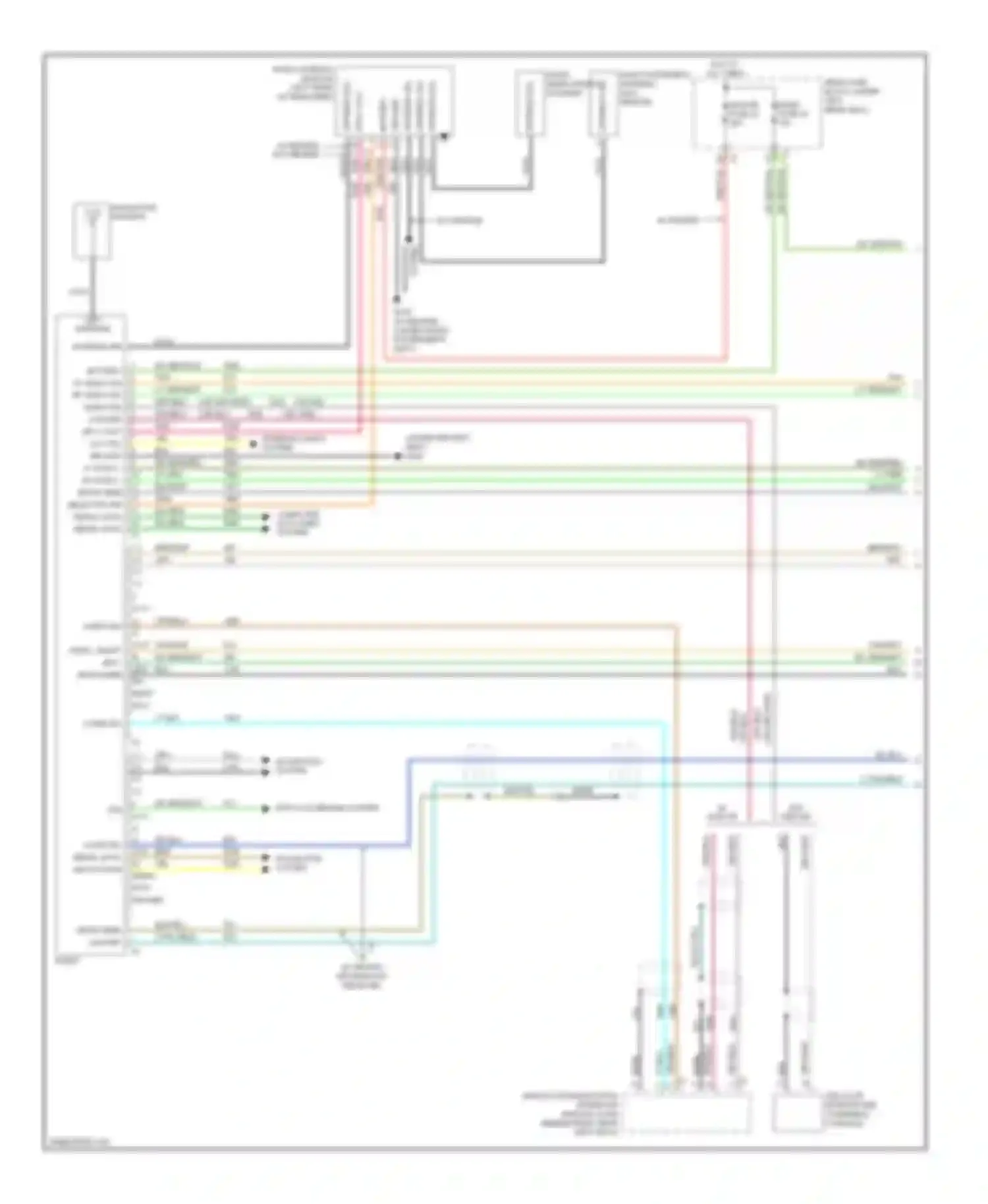 Wiring diagram gry/wht for Cadillac DTS I (2005-2011) (4 of 10)