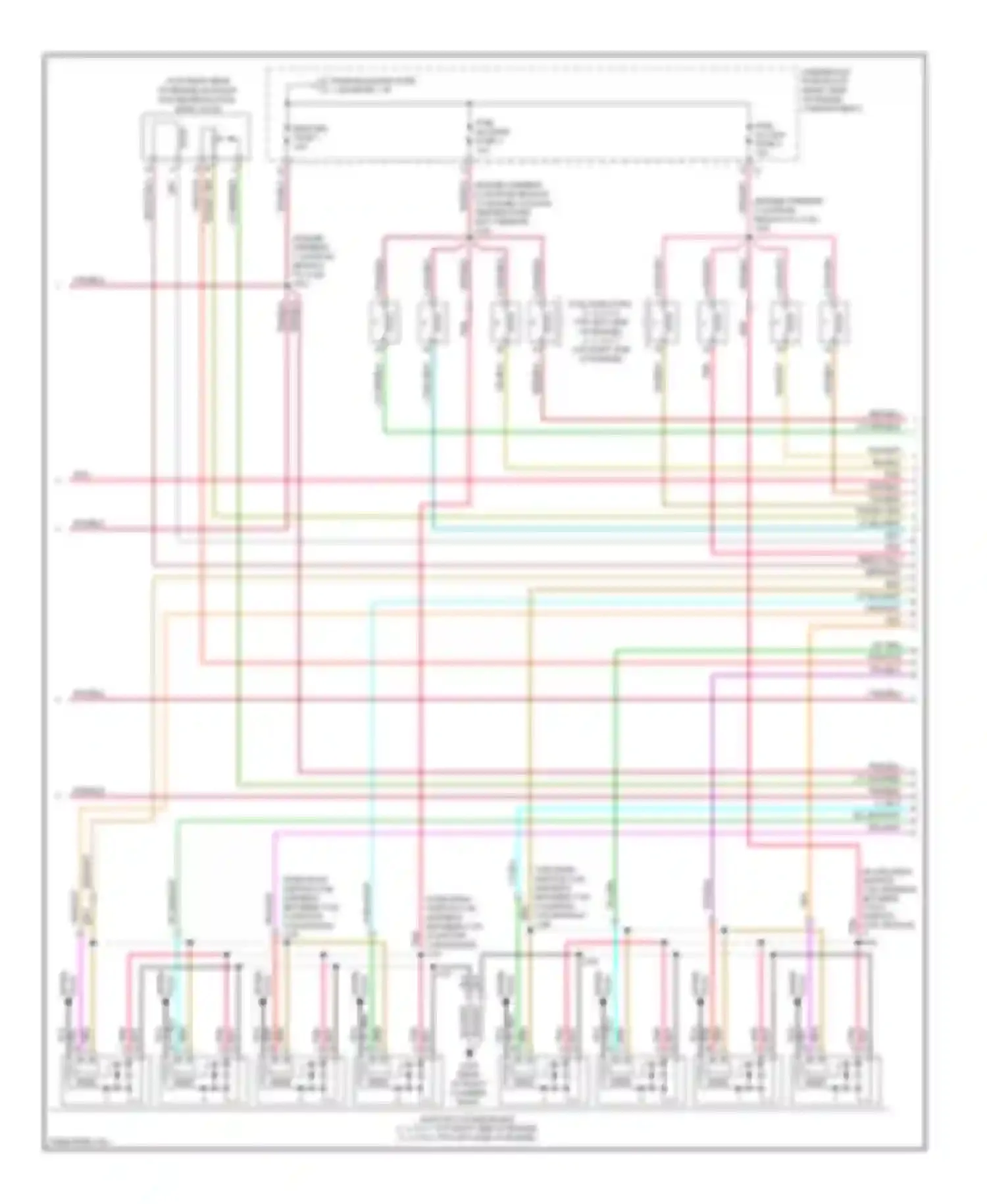 Wiring diagram ignition coil/ module 7 for Cadillac DTS I (2005-2011) (1 of 2)
