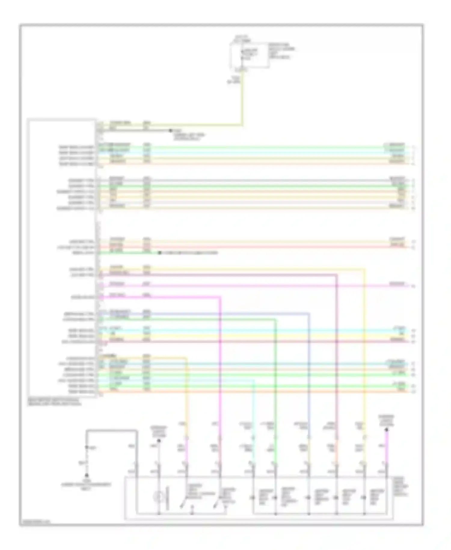 Wiring diagram nca for Cadillac DTS I (2005-2011) (29 of 36)