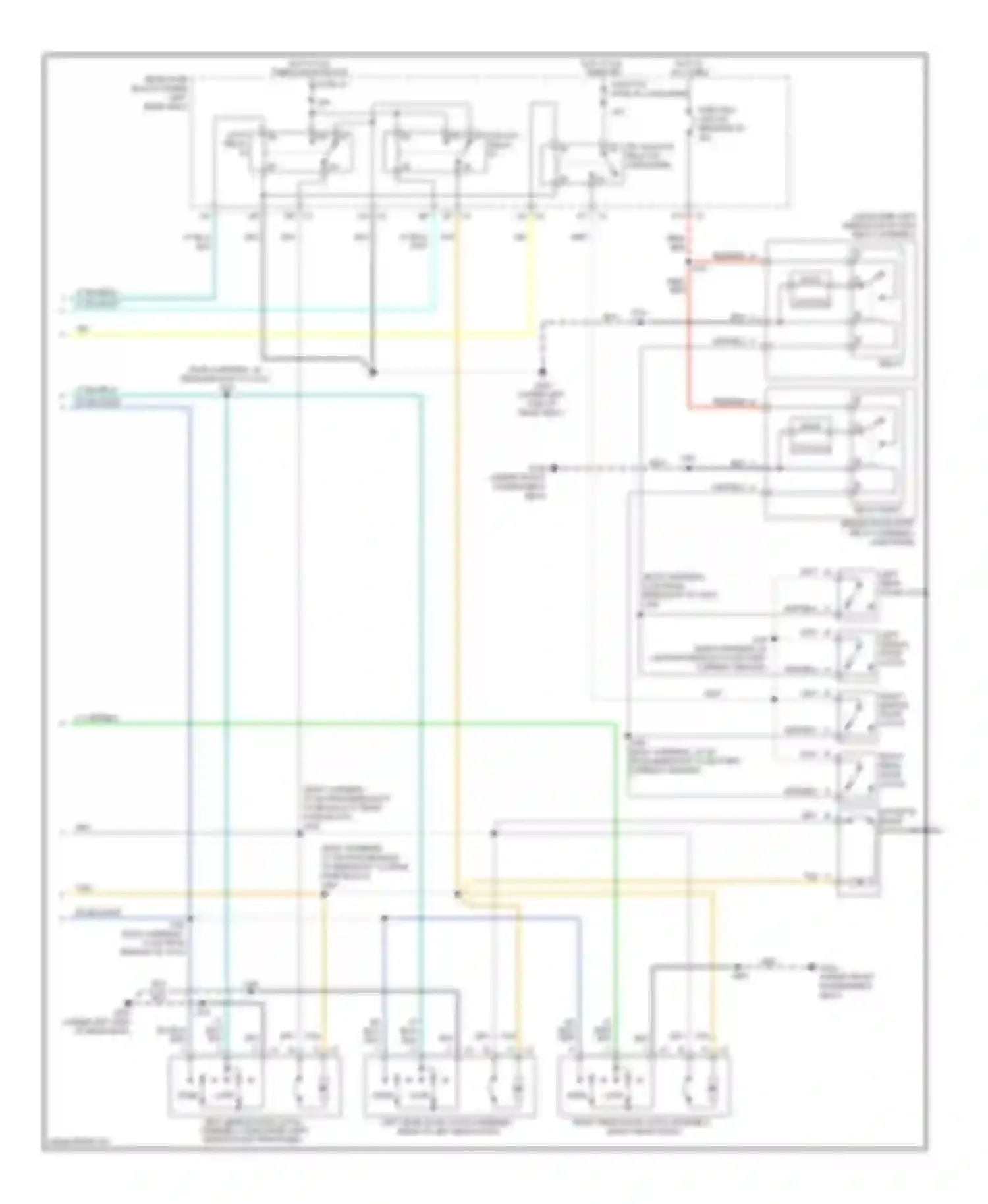 Wiring diagram tan for Cadillac DTS I (2005-2011) (10 of 74)