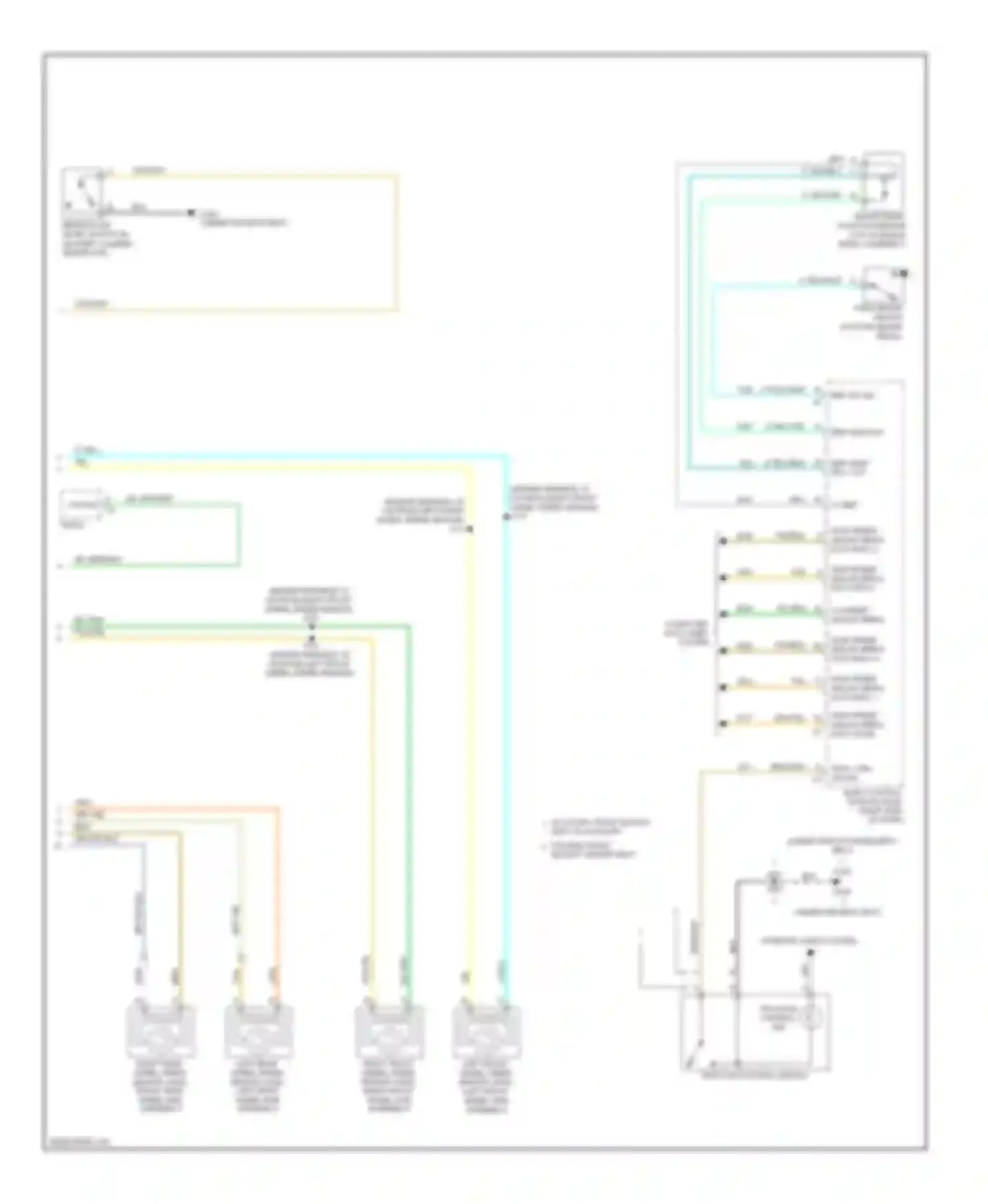 Wiring diagram traction control off for Cadillac DTS I (2005-2011) (1 of 1)