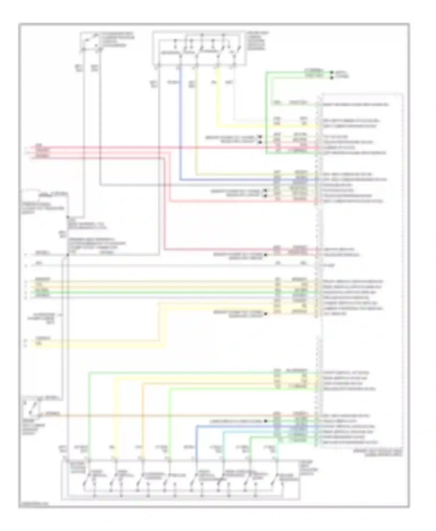 Wiring diagram yel/blk for Cadillac DTS I (2005-2011) (5 of 17)