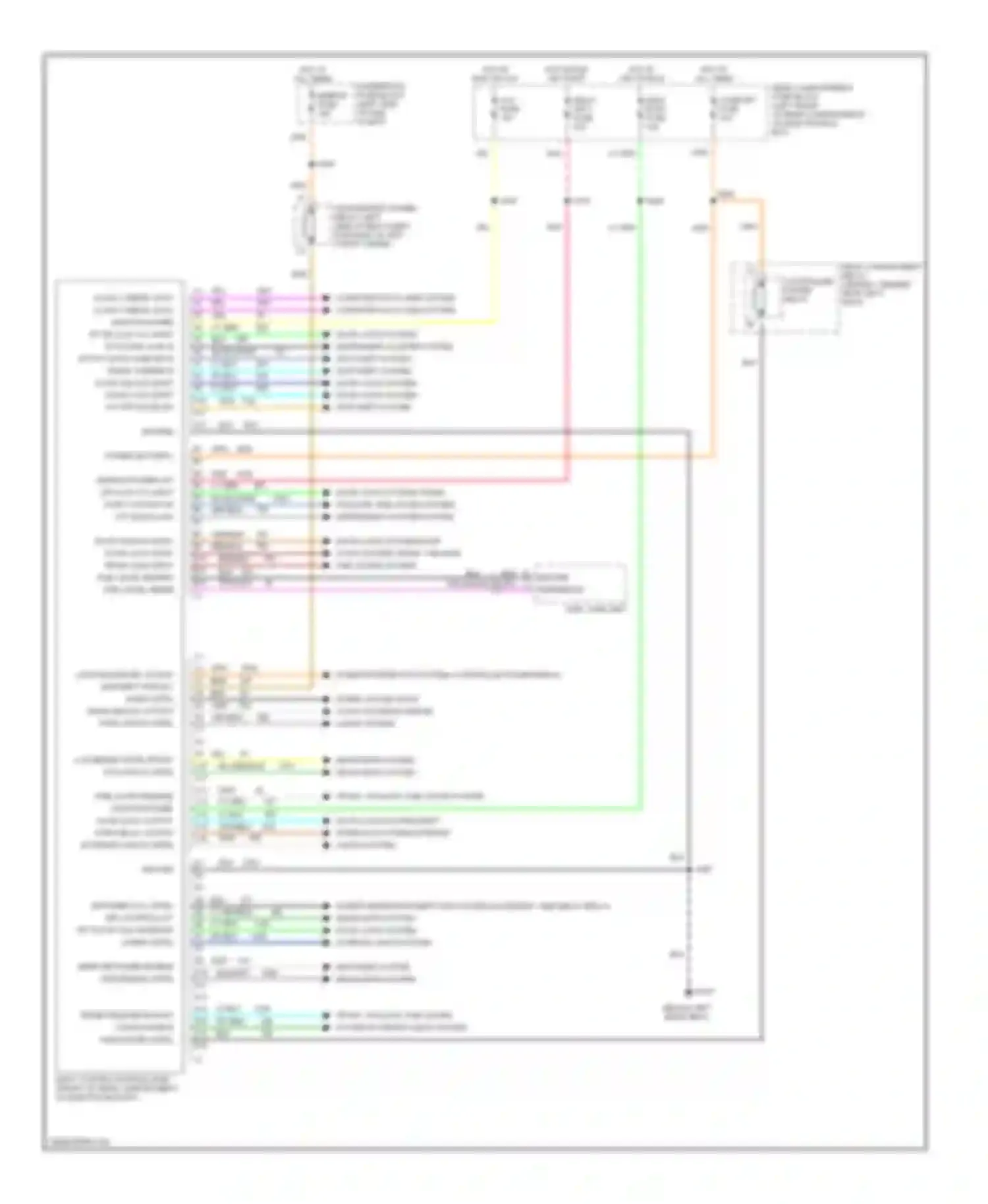Eldorado Cadillac X (1992-2002): Body computer circuits