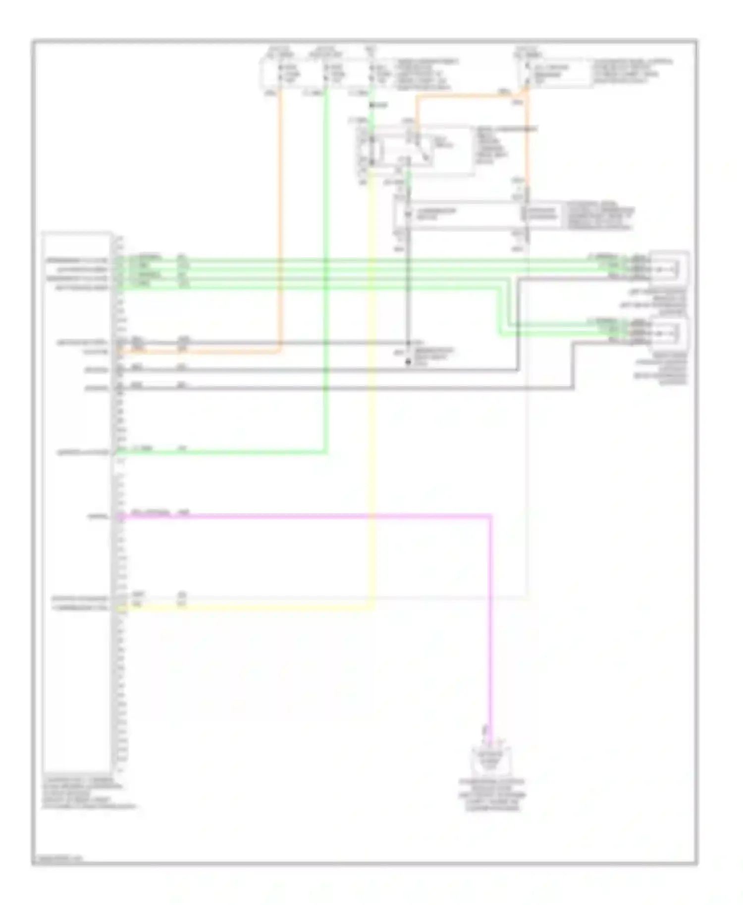 Eldorado Cadillac X (1992-2002): Electronic level control circuit, with electronic air
suspension