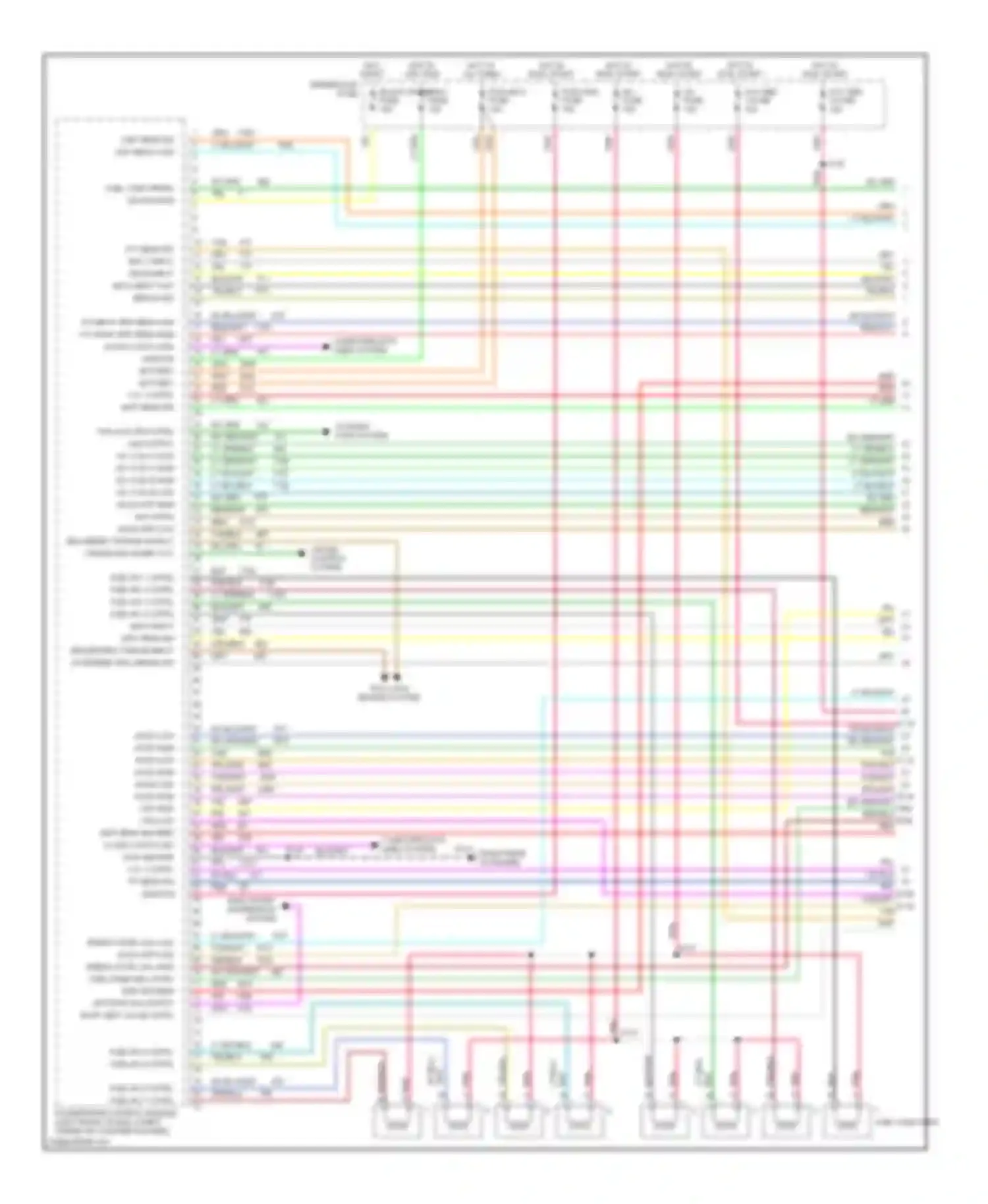 Eldorado Cadillac X (1992-2002): Wiring diagram engine performance 4.6l vin 9s (1 of 4)