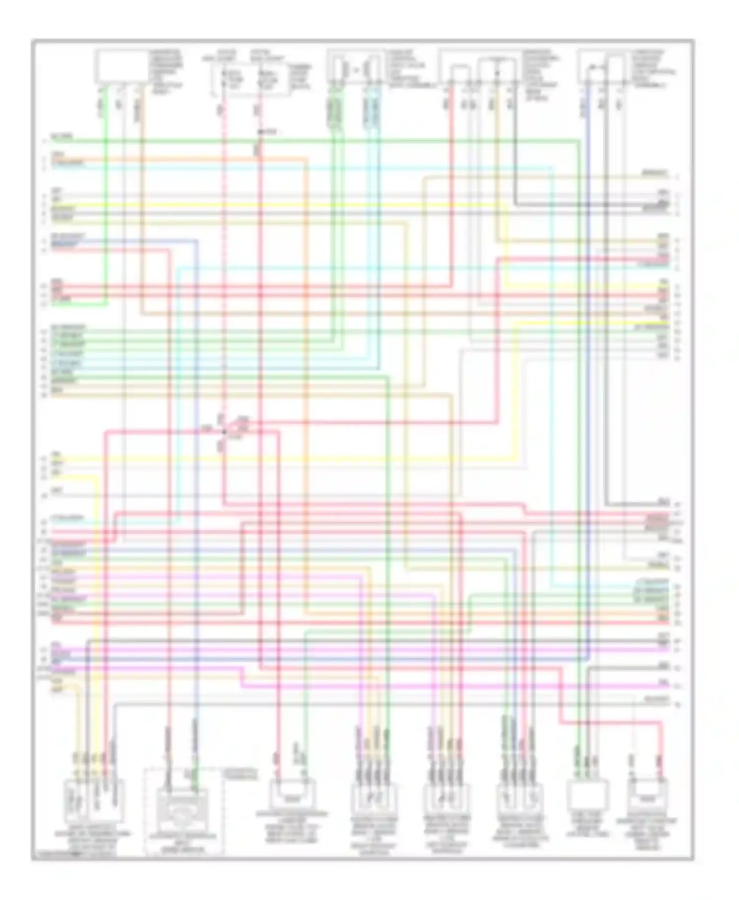 Eldorado Cadillac X (1992-2002): Wiring diagram engine performance 4.6l vin ys (2 of 4)