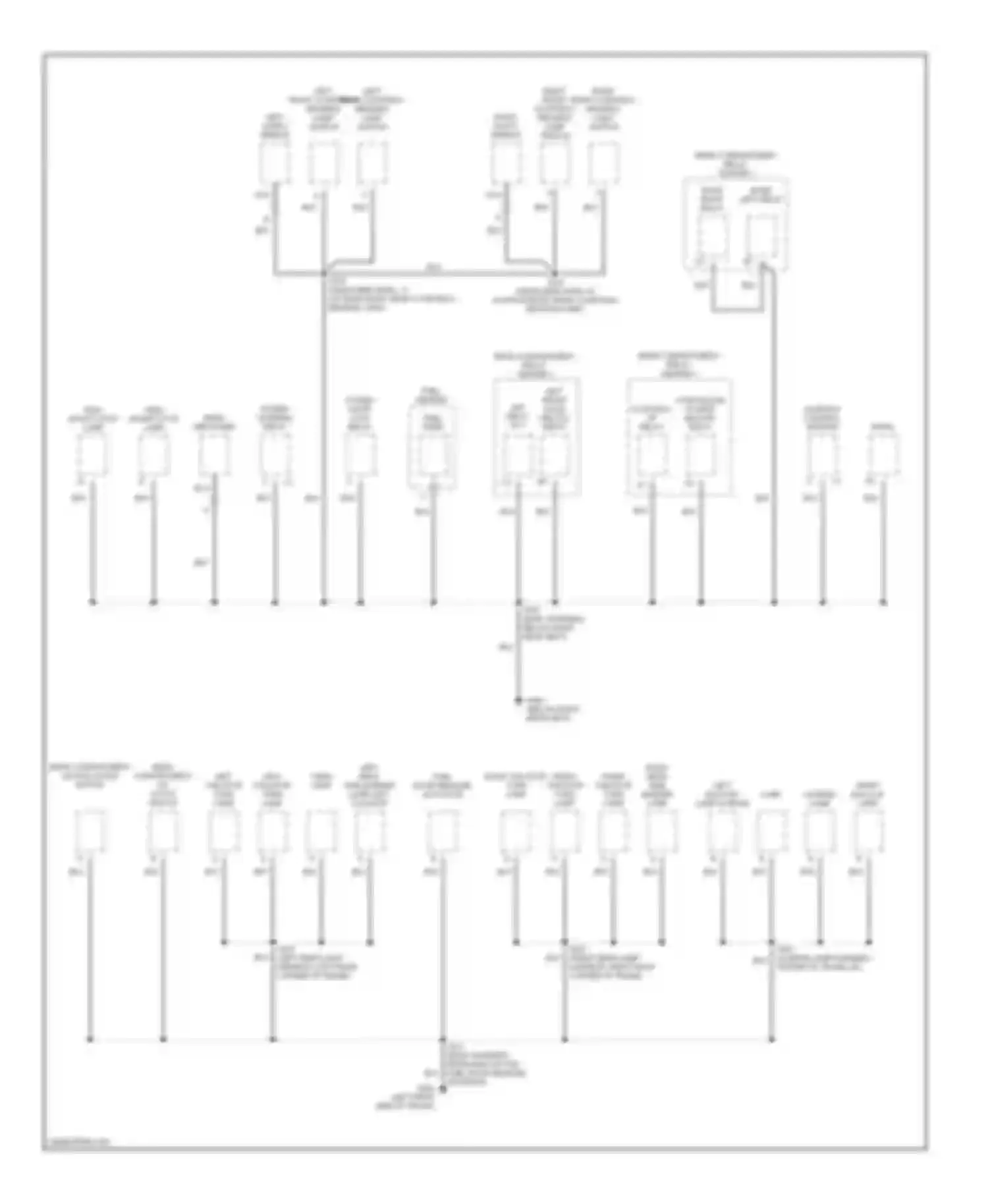Eldorado Cadillac X (1992-2002): Ground distribution circuit (4 of 4)