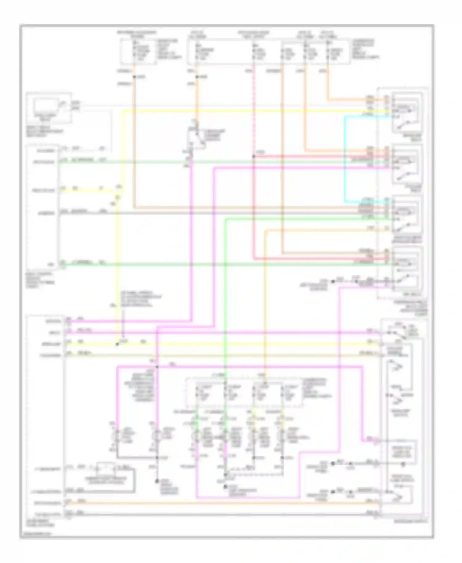 Eldorado Cadillac X (1992-2002): Headlight circuit