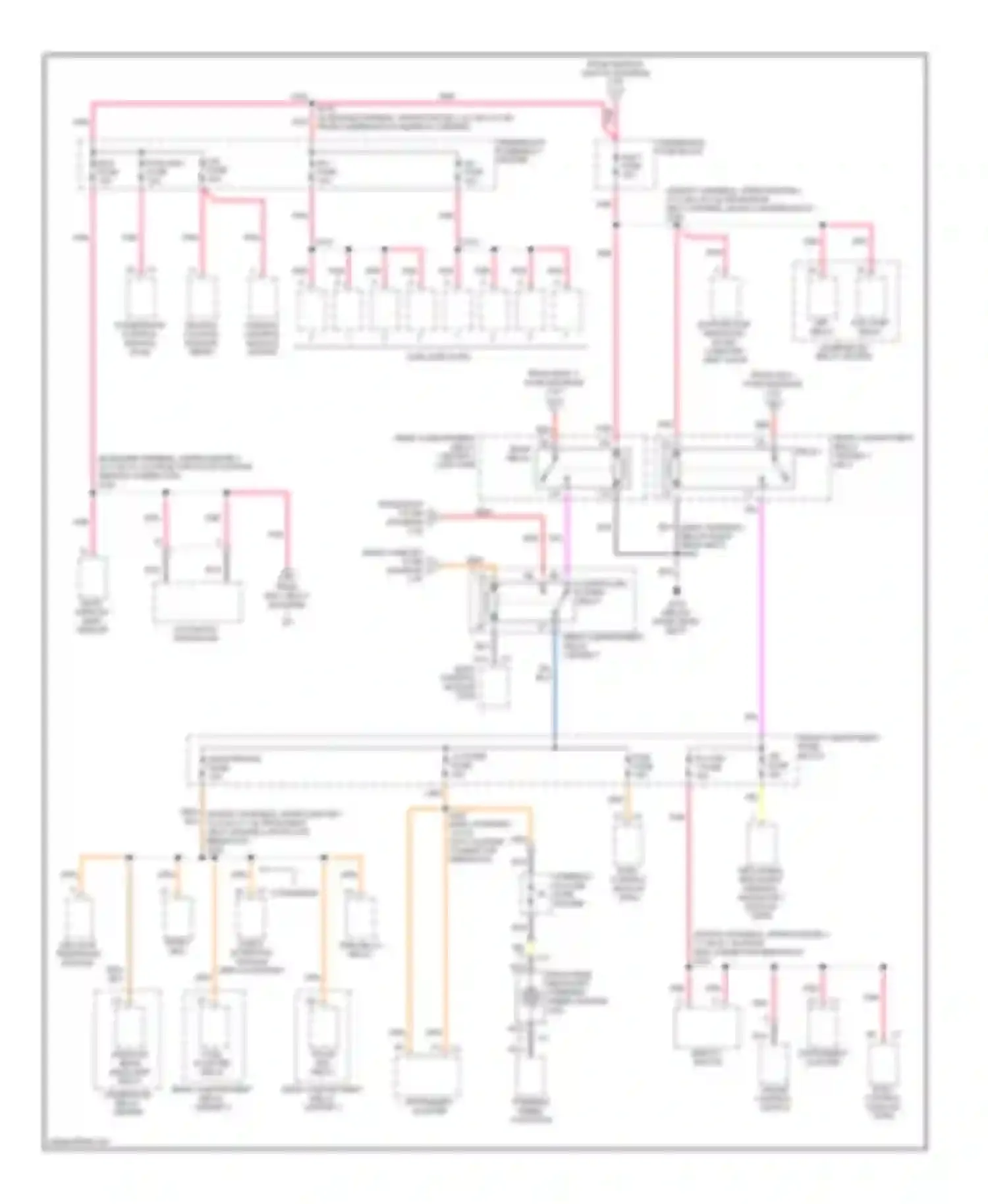 Eldorado Cadillac X (1992-2002): Power distribution circuit (4 of 5)