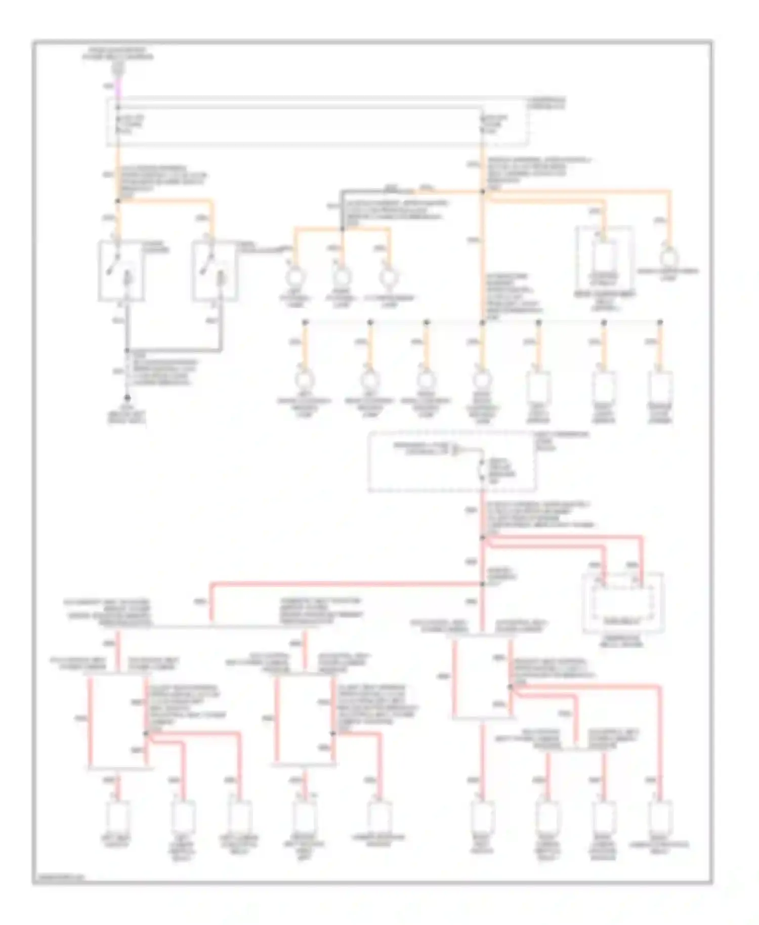 Eldorado Cadillac X (1992-2002): Power distribution circuit (5 of 5)