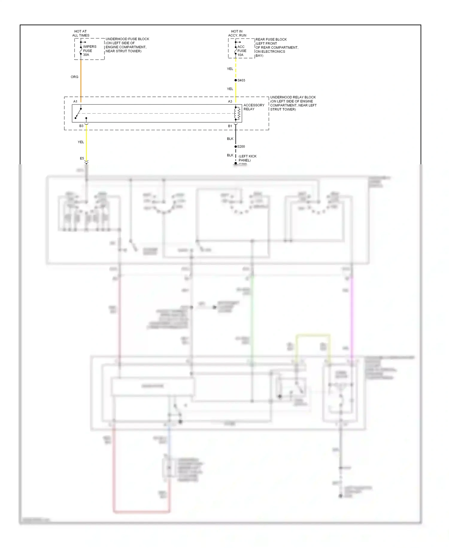 Cadillac Eldorado X (1992-2002) max wiring diagram  (2 of 3)