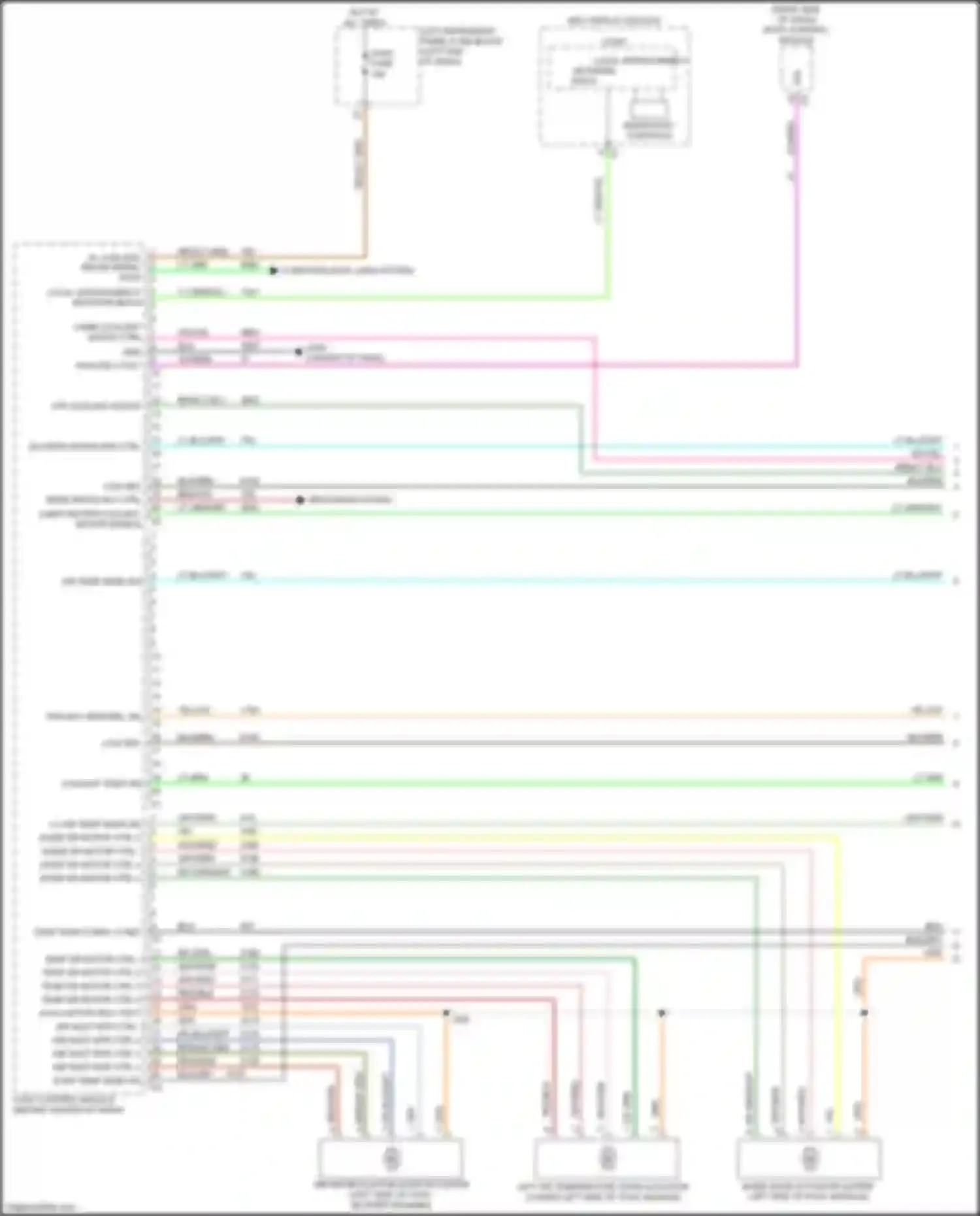 ELR Cadillac I facelift (2015-2016): Automatic a/c circuit (1 of 4)