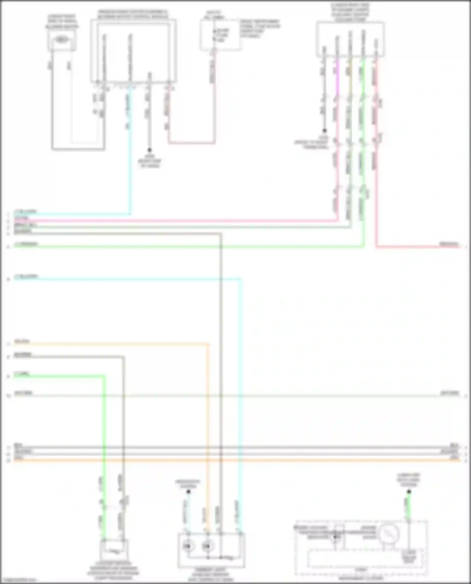 ELR Cadillac I facelift (2015-2016): Automatic a/c circuit (2 of 4)