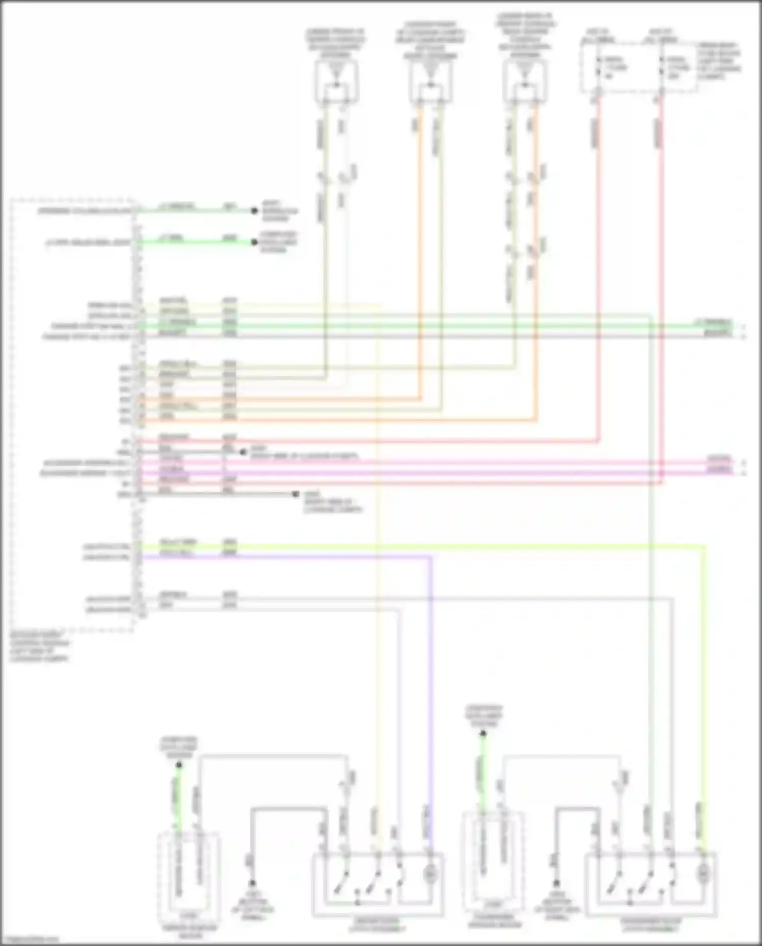 ELR Cadillac I facelift (2015-2016): Forced entry circuit (1 of 4)