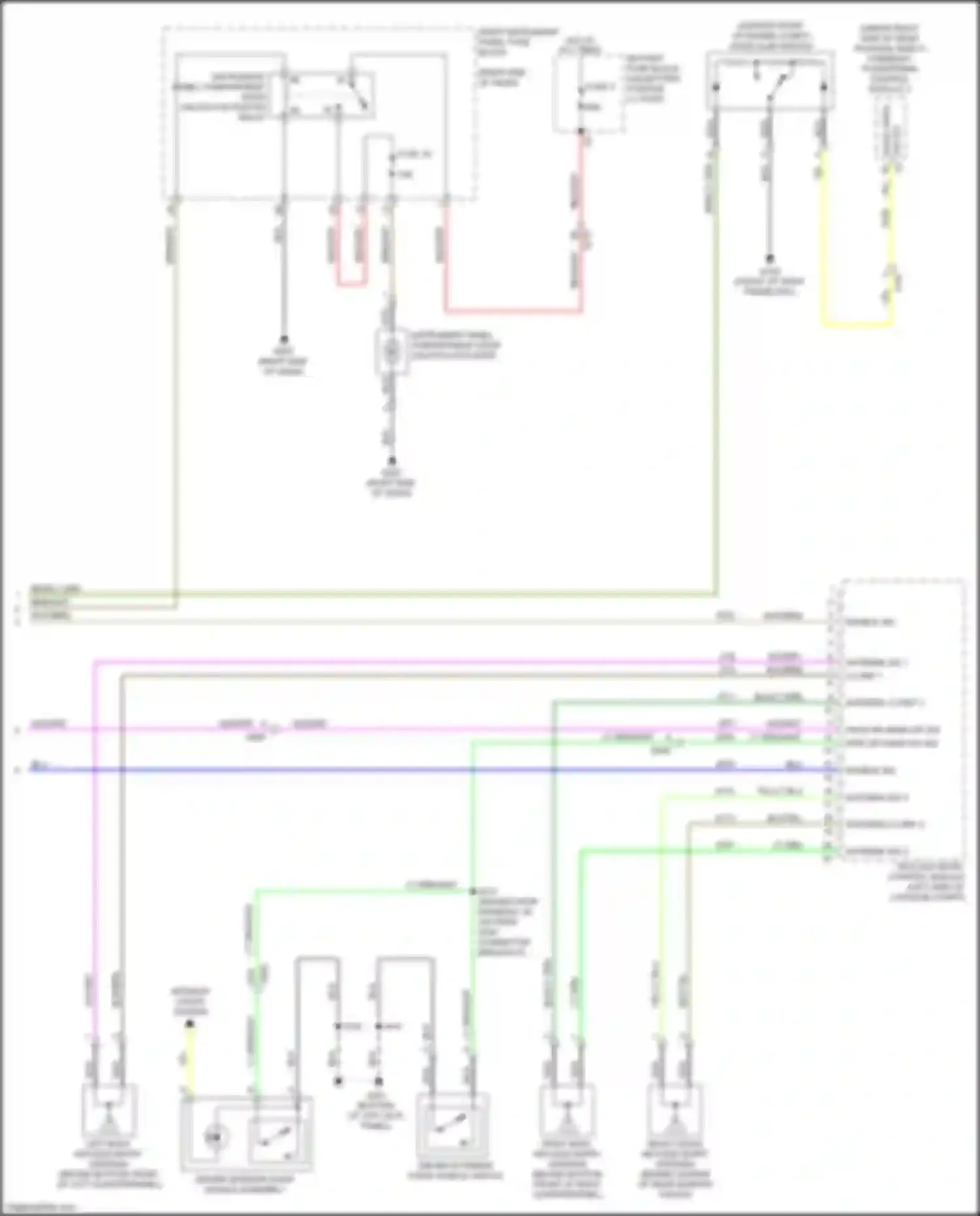 ELR Cadillac I facelift (2015-2016): Forced entry circuit (4 of 4)