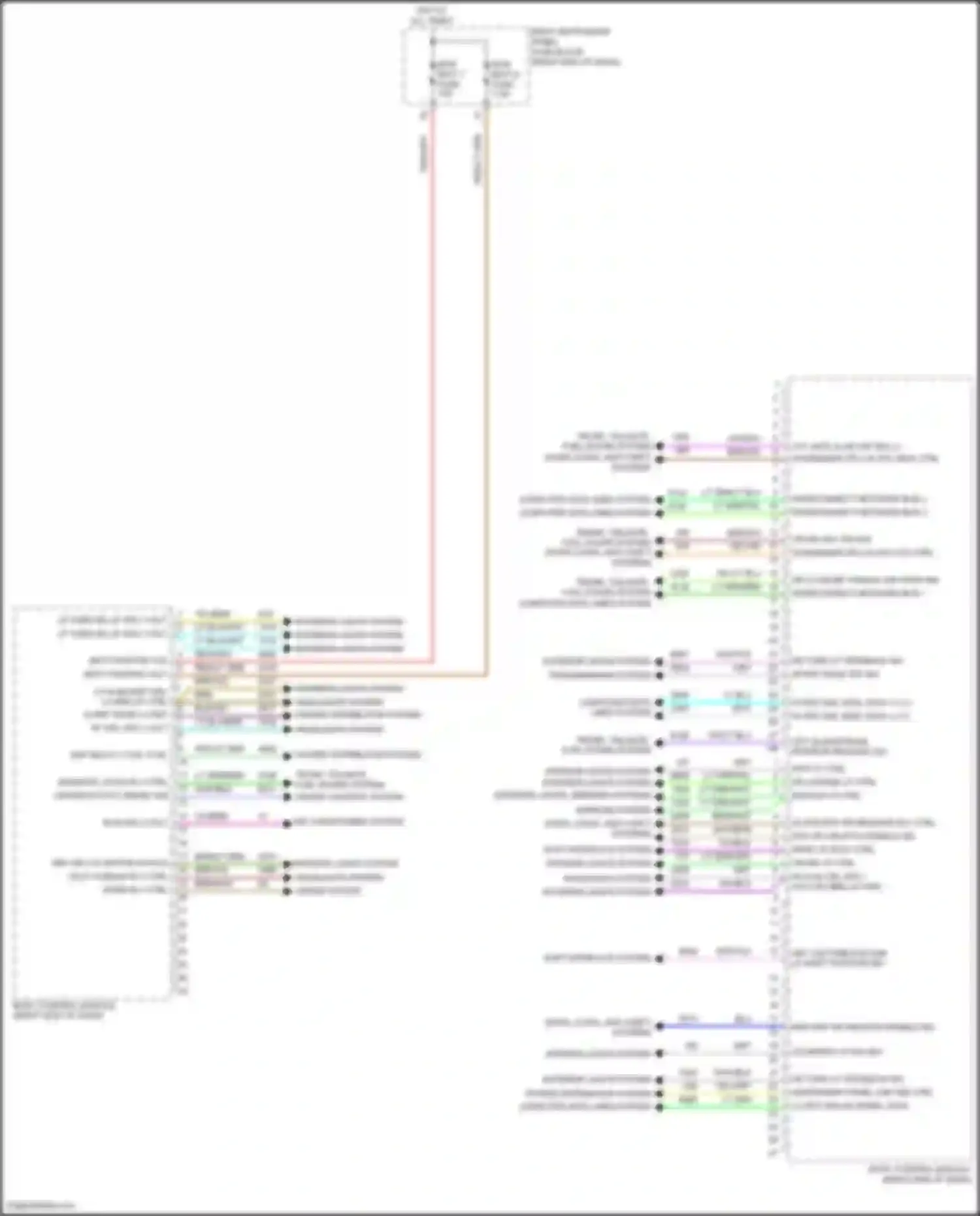 ELR Cadillac I facelift (2015-2016): Body control modules circuit (2 of 2)