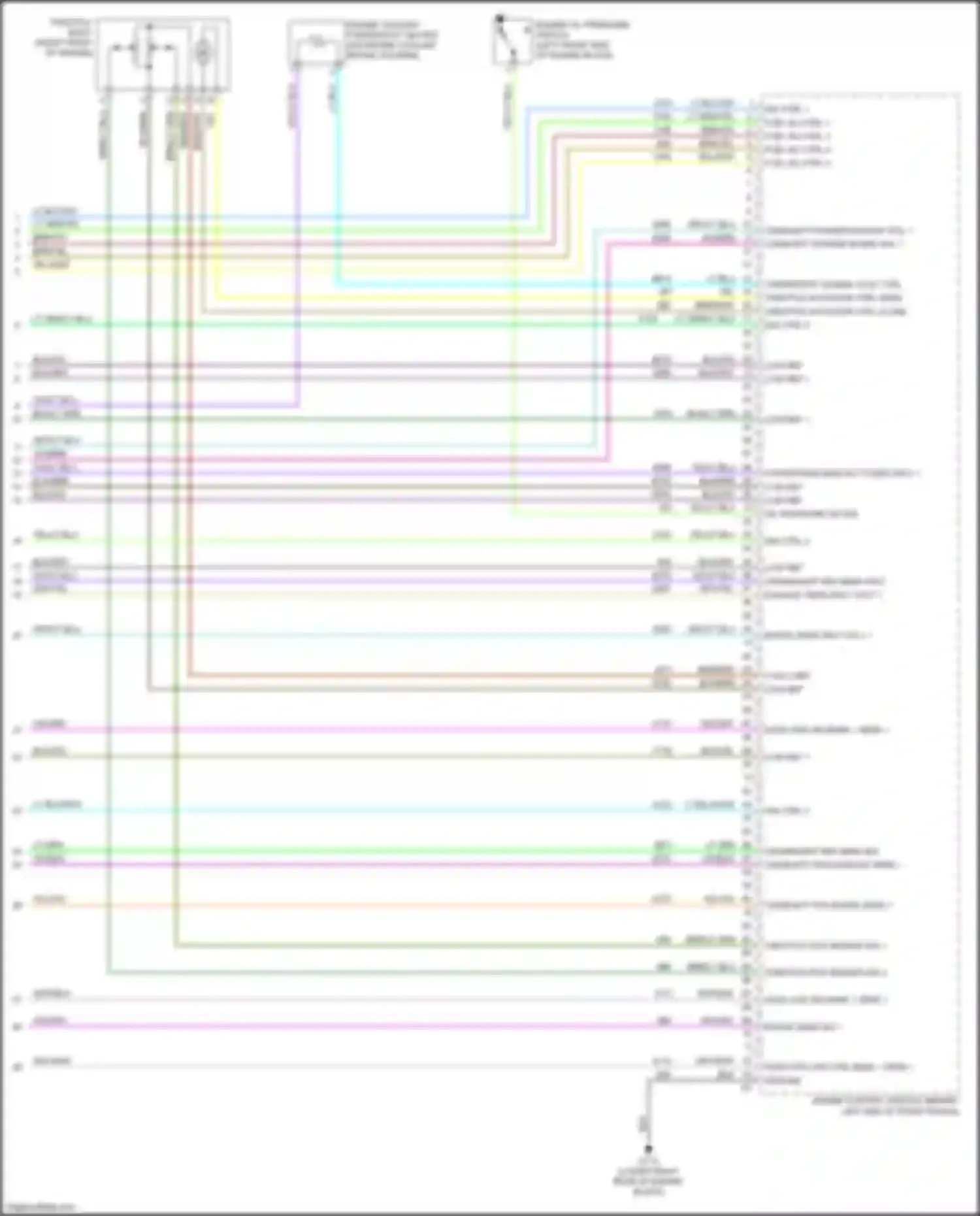 ELR Cadillac I facelift (2015-2016): Wiring diagram engine performance 1.4l vin 4, engine controls circuit (6 of 6)