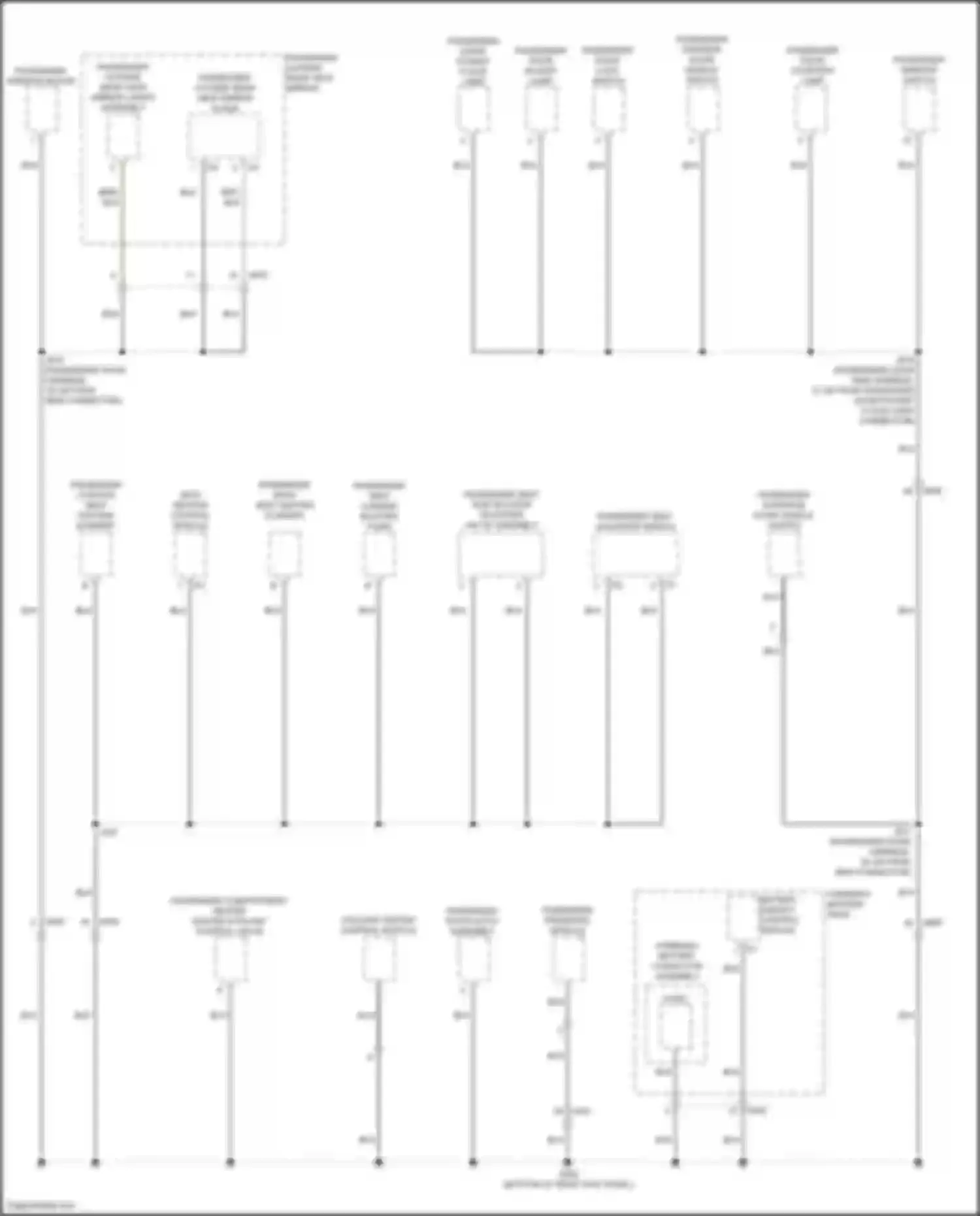 ELR Cadillac I facelift (2015-2016): Ground distribution circuit (6 of 6)