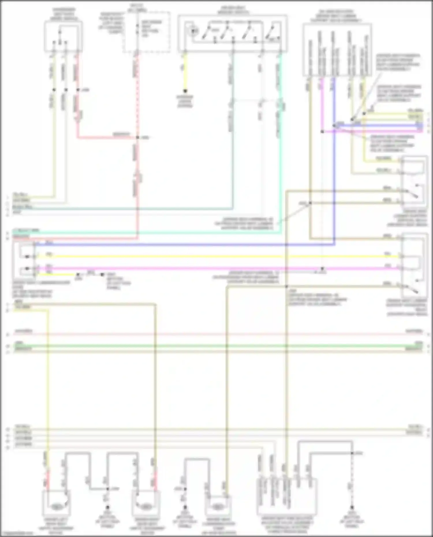 ELR Cadillac I facelift (2015-2016): Memory seat circuit (2 of 3)
